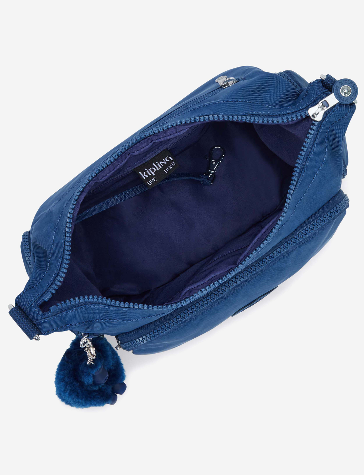 KIPLING حقيبة كروسبودي متوسطة كاجوال باللون الأزرق طراز Gabb S I4493-5PZ