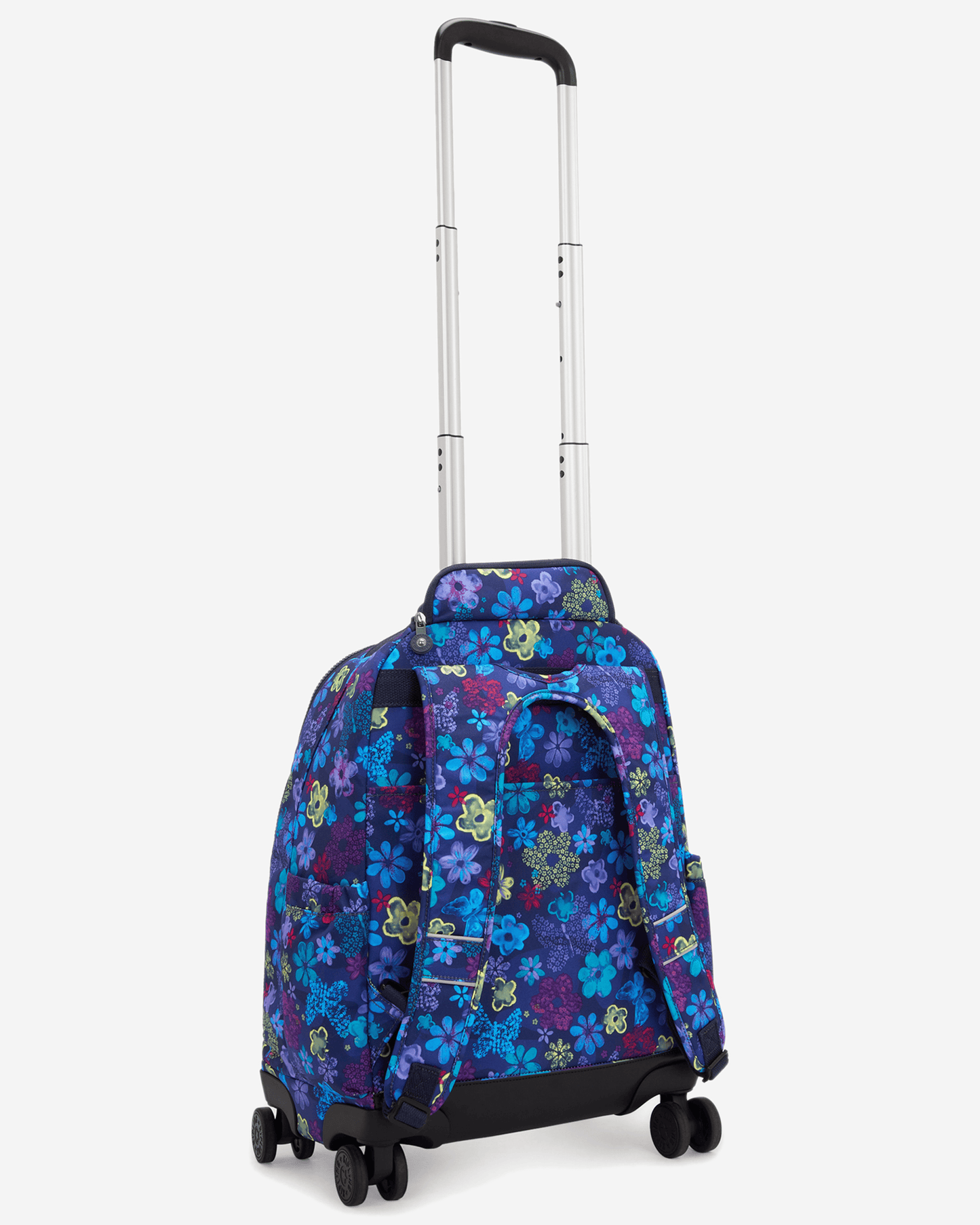 Kipling  New Zea Dark Flwr Stamp Large Wheeled Backpack with Laptop Compartment I4674-4FM
