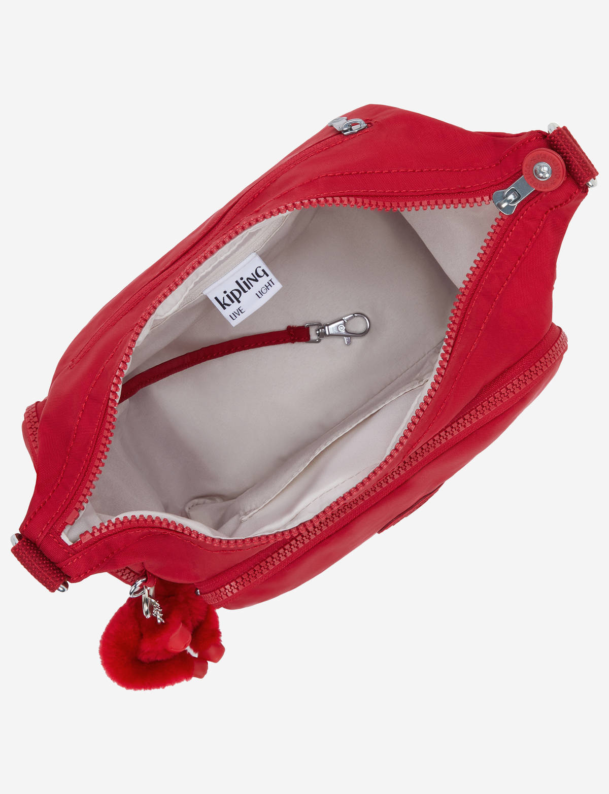 KIPLING Gabb S Ruby Red حقيبة كروس متوسطة I4493-1NW