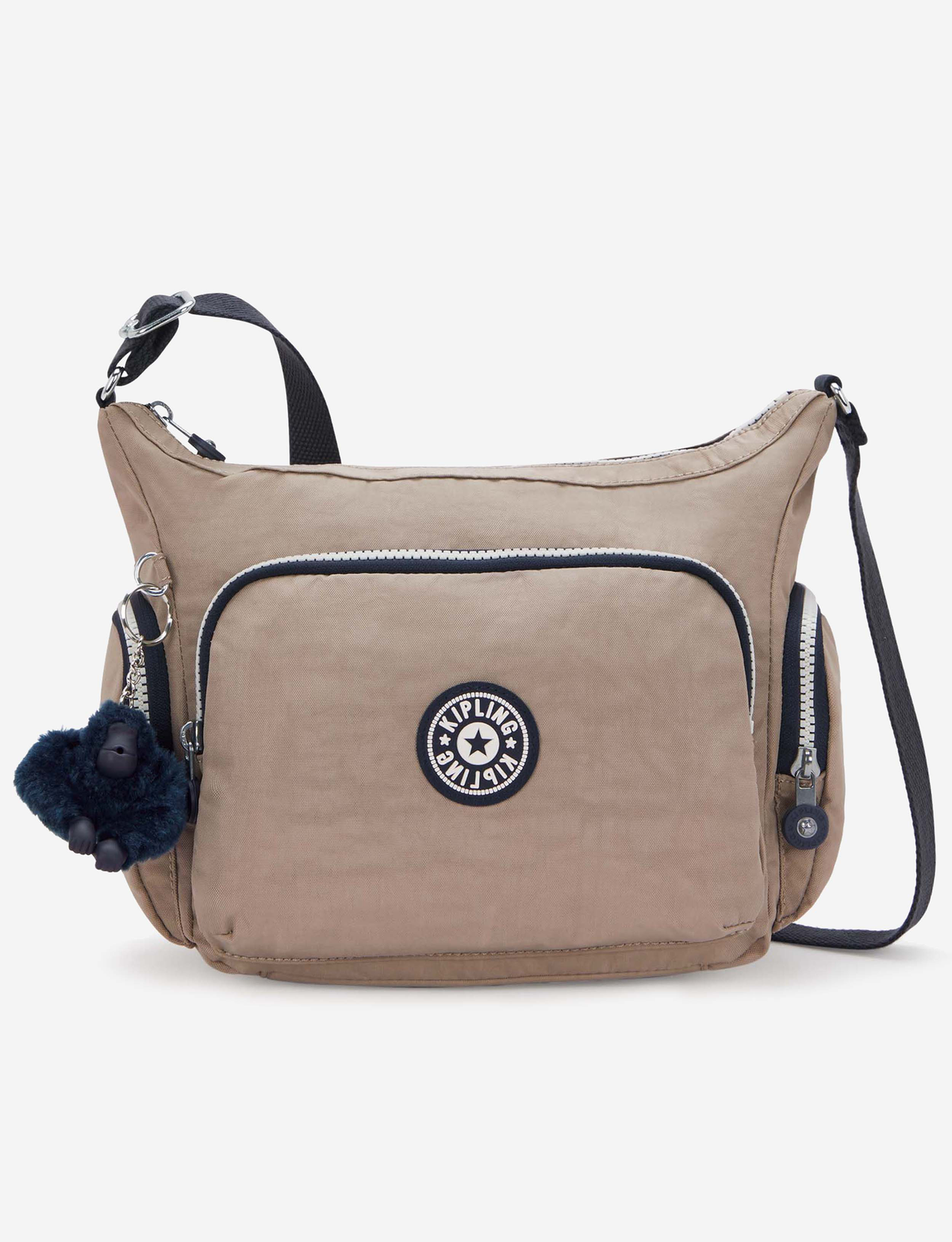 KIPLING Gabb S Soft Taupe C حقيبة كروس متوسطة I4493-7ML