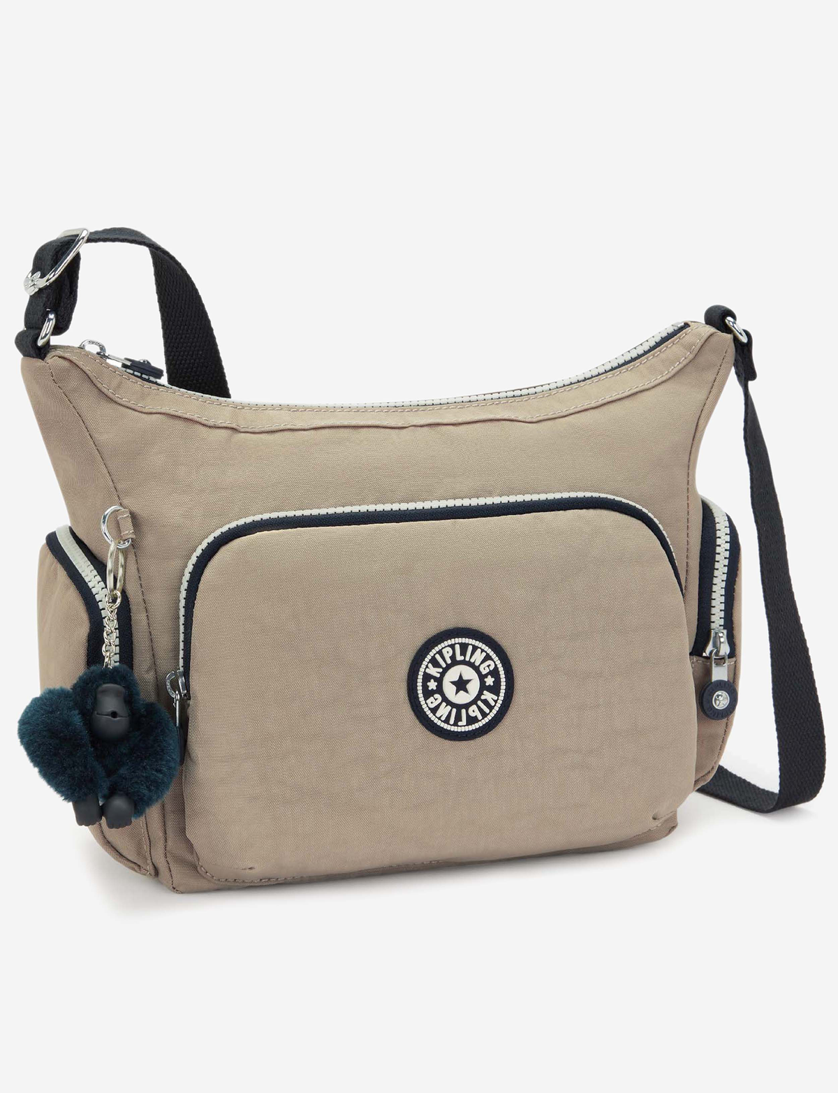 KIPLING Gabb S Soft Taupe C حقيبة كروس متوسطة I4493-7ML