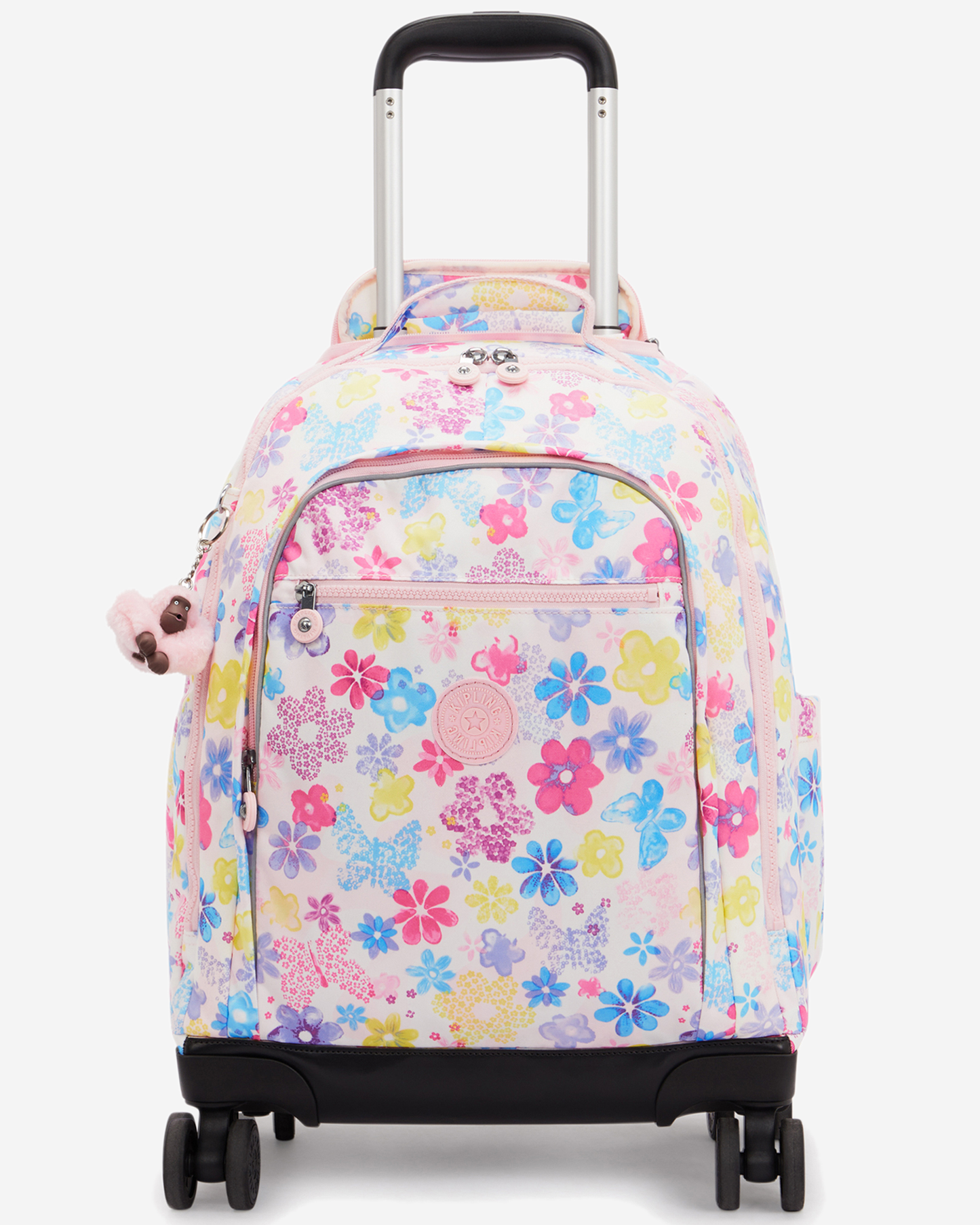 Kipling  New Zea Flower Stamp Large Wheeled Backpack with Laptop Compartment I4674-8EM