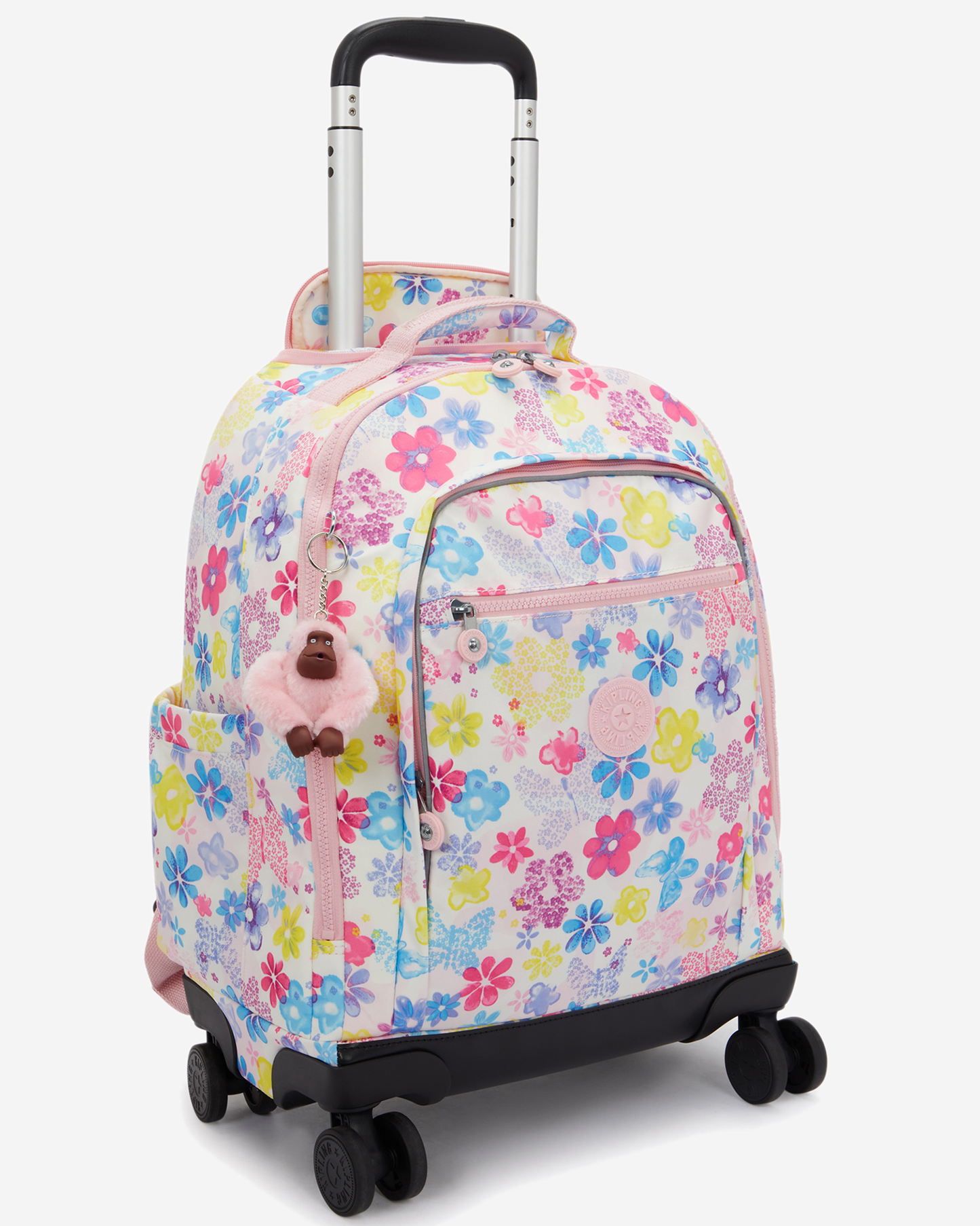 Kipling  New Zea Flower Stamp Large Wheeled Backpack with Laptop Compartment I4674-8EM