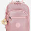 Kipling  Seoul S Bronze Pink Met Small Backpack (with Tablet Compartment) I5768-3MD