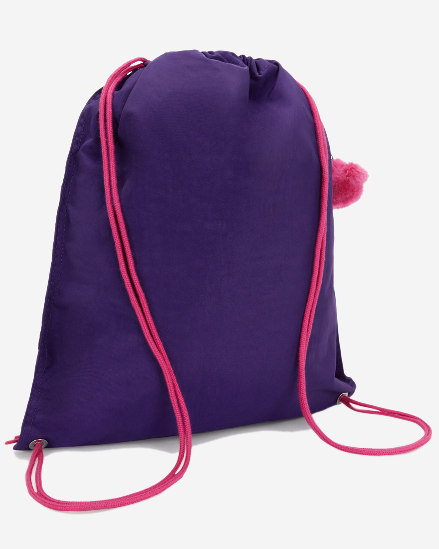 Kipling  Supertaboo Vip Purple Medium Backpack with Drawstring 09487-4PI