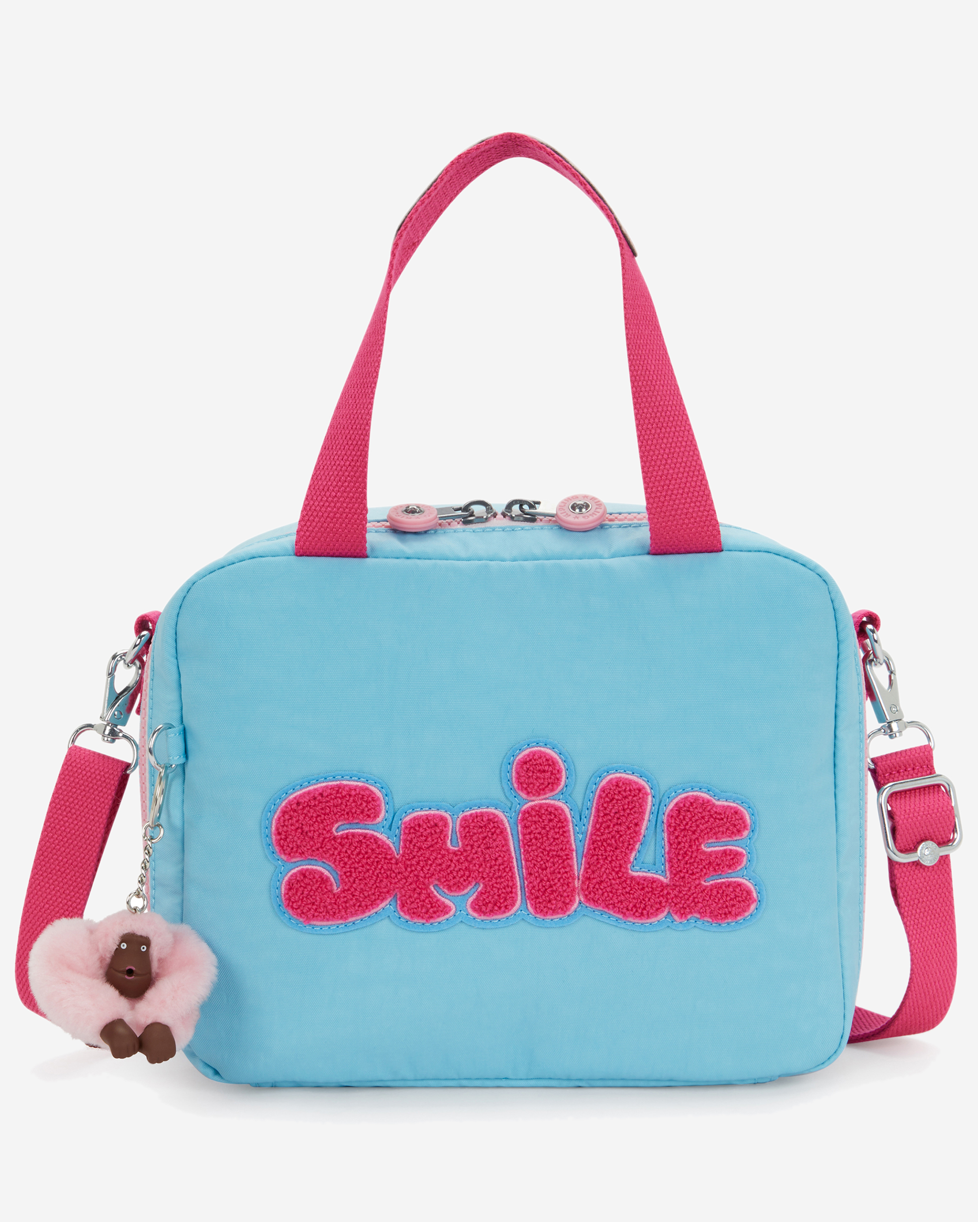Kipling  Miyo Smile Blue Bl Large LunchBag with Trolley Sleeve I4126-5GV