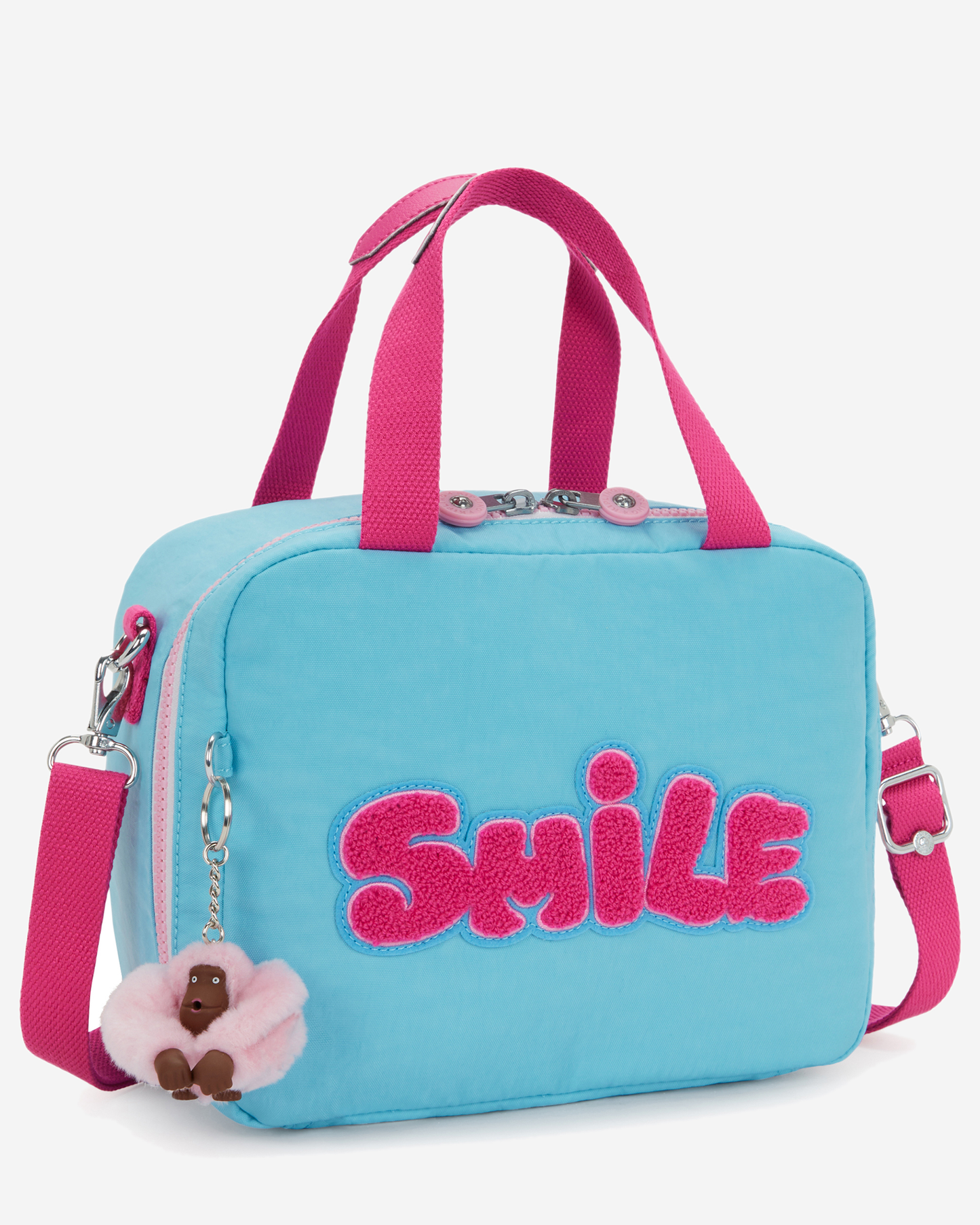 Kipling  Miyo Smile Blue Bl Large LunchBag with Trolley Sleeve I4126-5GV