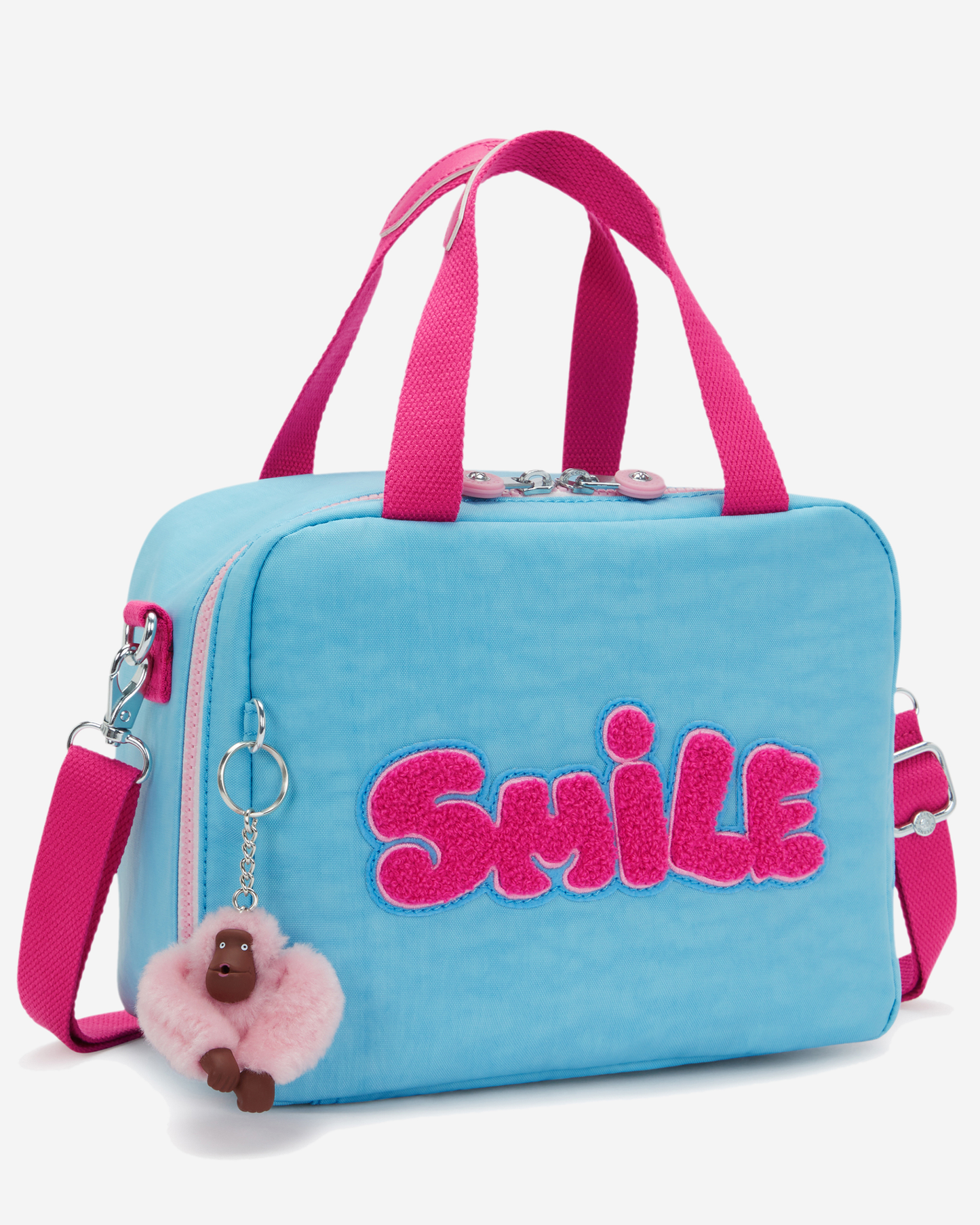 Kipling  Miyo Smile Blue Bl Large LunchBag with Trolley Sleeve I4126-5GV