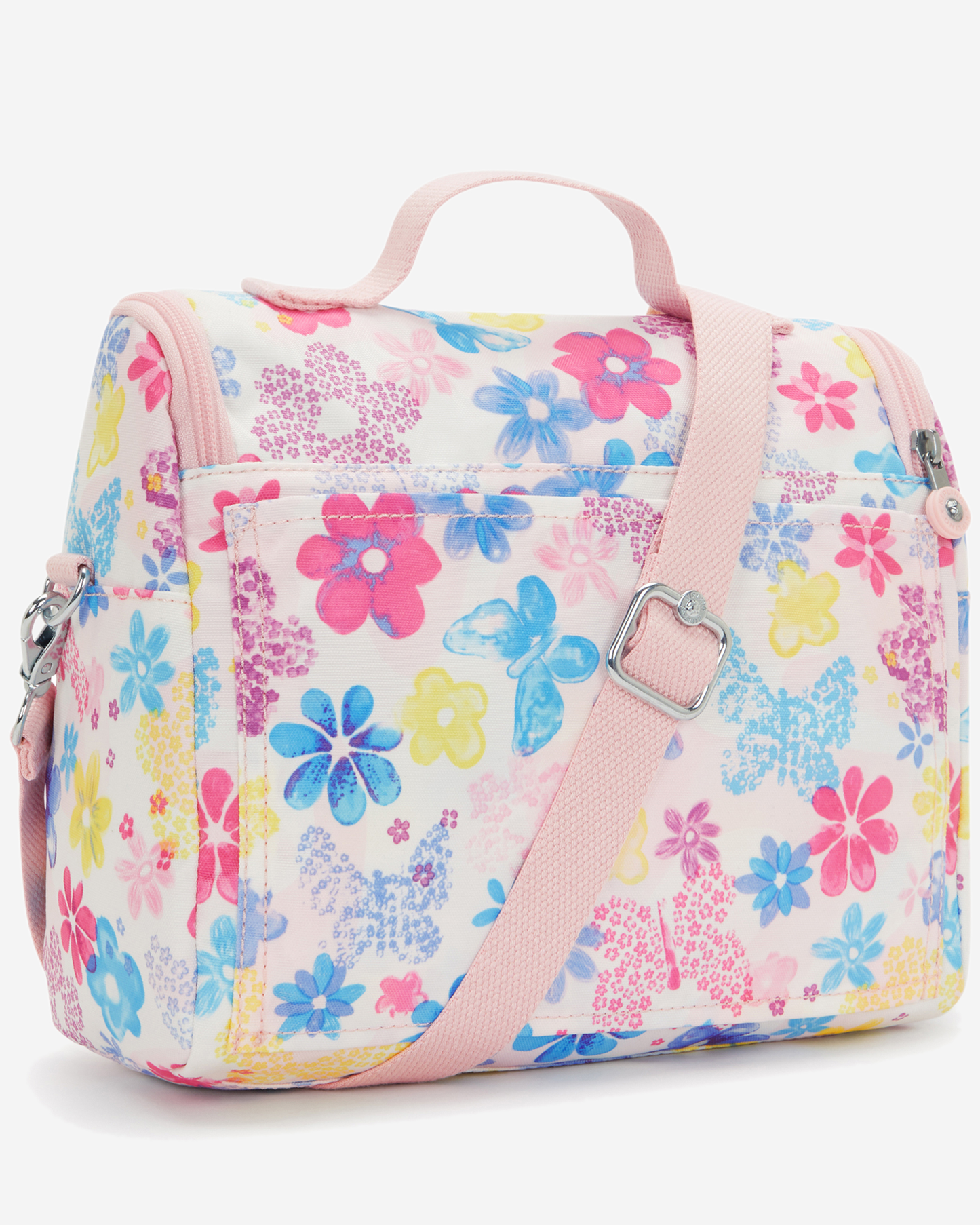 Kipling  New Kichirou Flower Stamp Large LunchBag with Trolley Sleeve I5749-8EM