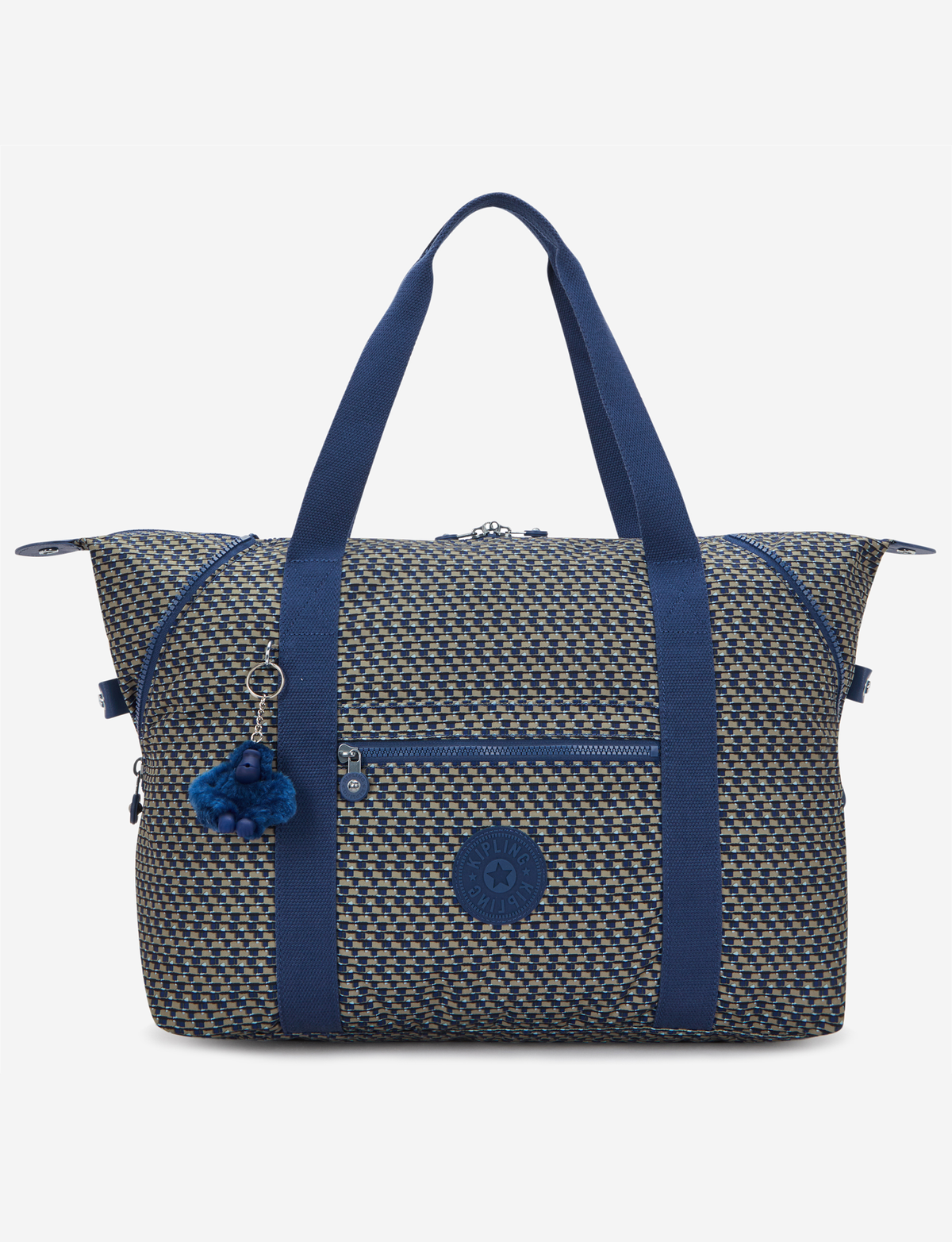 KIPLING Art M أزرق على Wire حقيبة يد كبيرة I6004-9PC