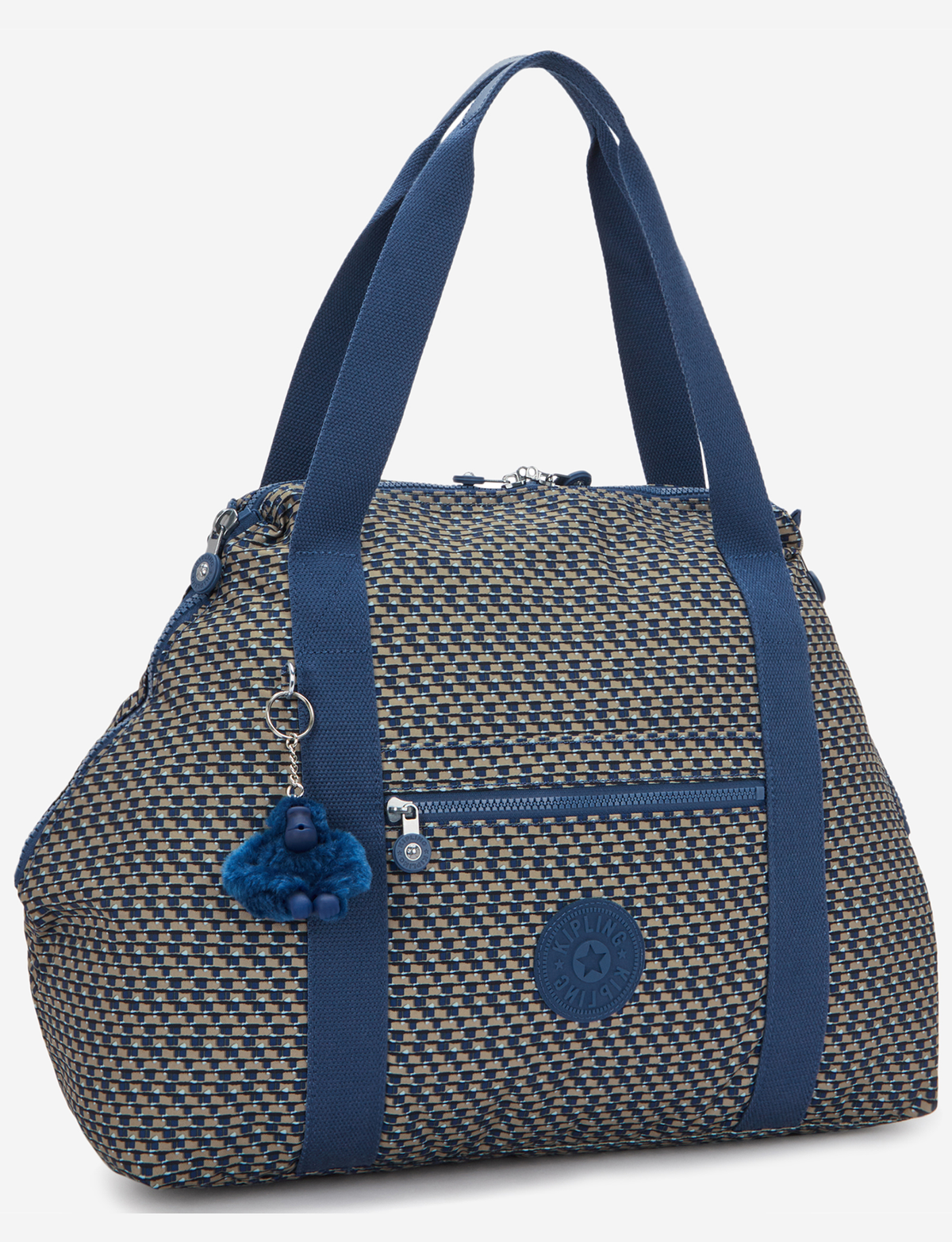 KIPLING Art M أزرق على Wire حقيبة يد كبيرة I6004-9PC