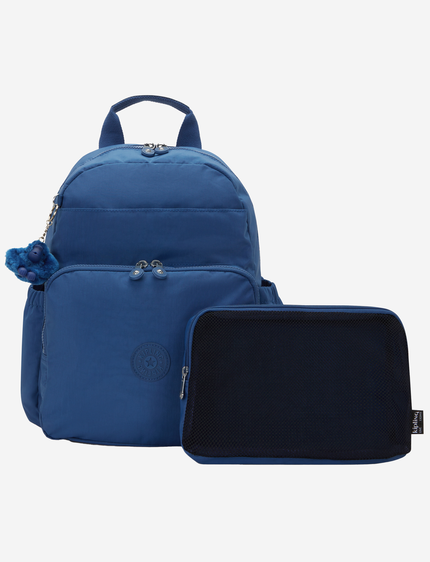 KIPLING Maisie Casual Blue Medium حقيبة ظهر للأطفال (مع حصيرة تغيير الحفاضات) I3339-5PZ