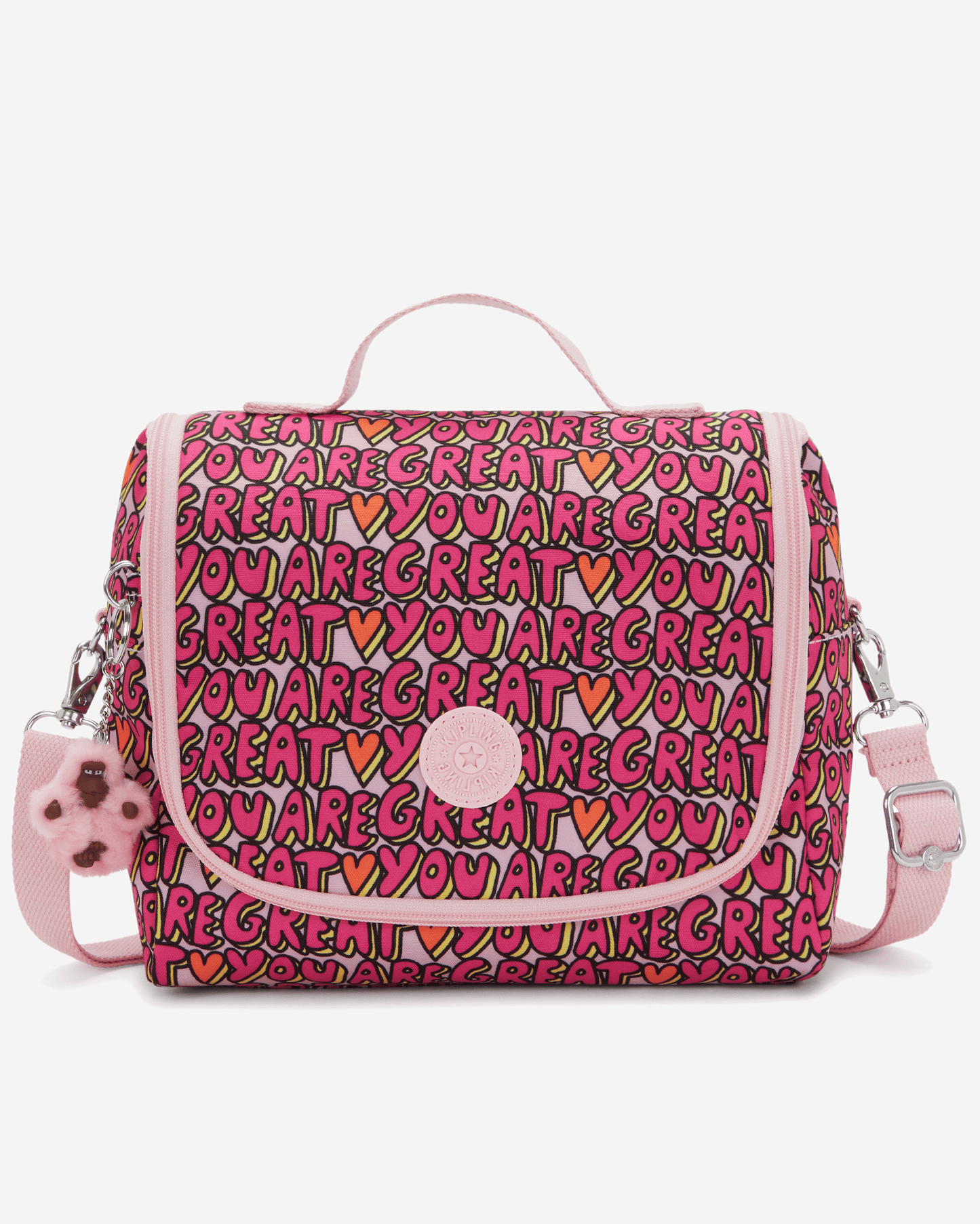 Kipling  New Kichirou U R Great Prt Large LunchBag with Trolley Sleeve I5749-6KZ