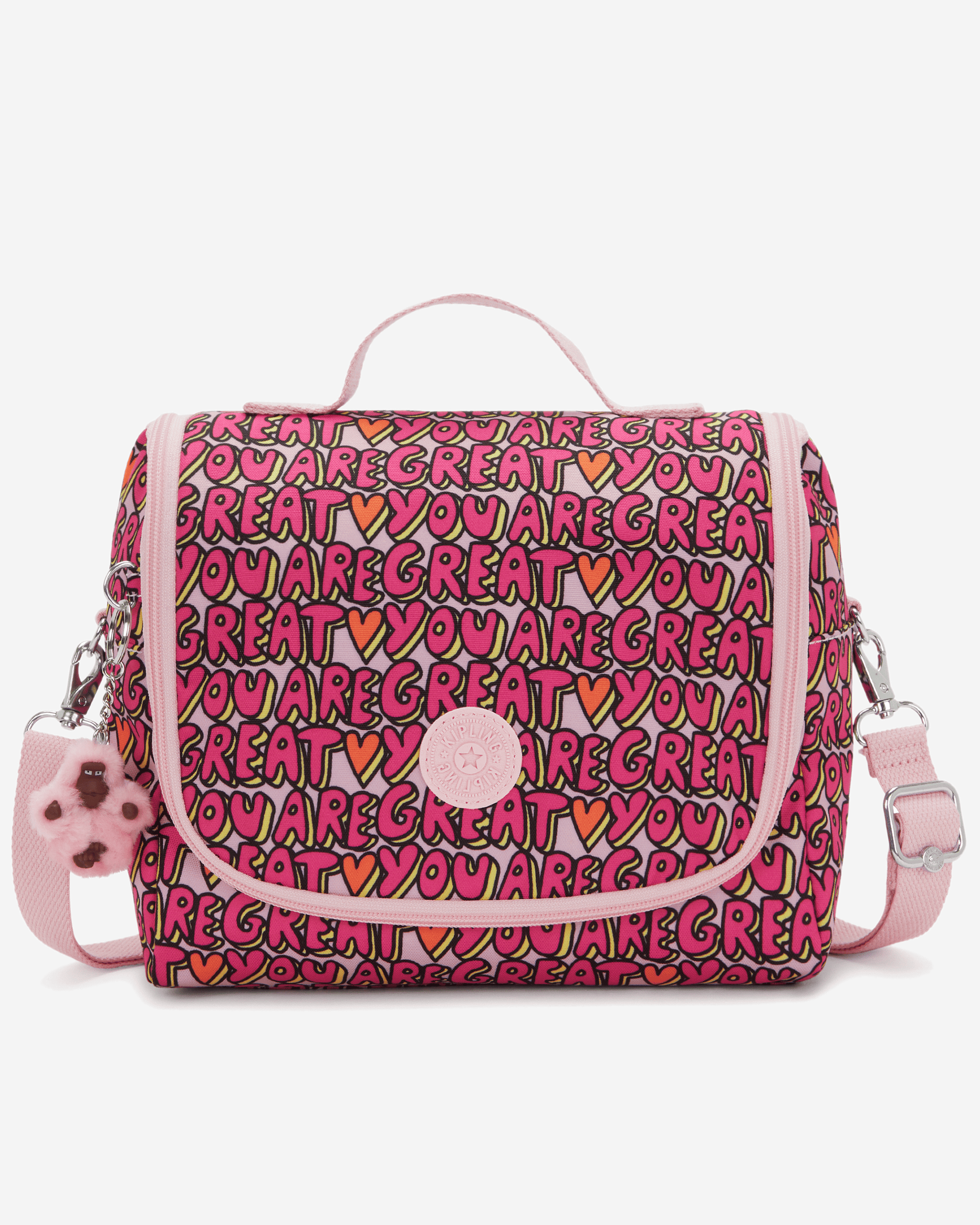 Kipling  New Kichirou U R Great Prt Large LunchBag with Trolley Sleeve I5749-6KZ