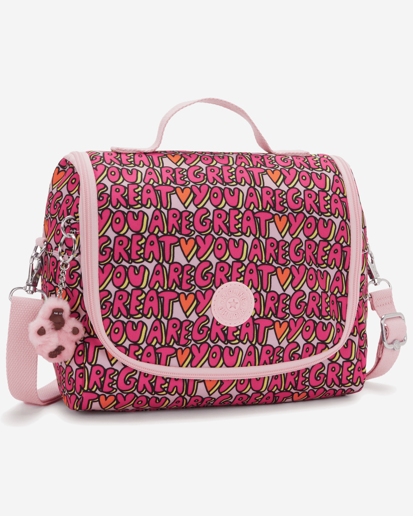 Kipling  New Kichirou U R Great Prt Large LunchBag with Trolley Sleeve I5749-6KZ