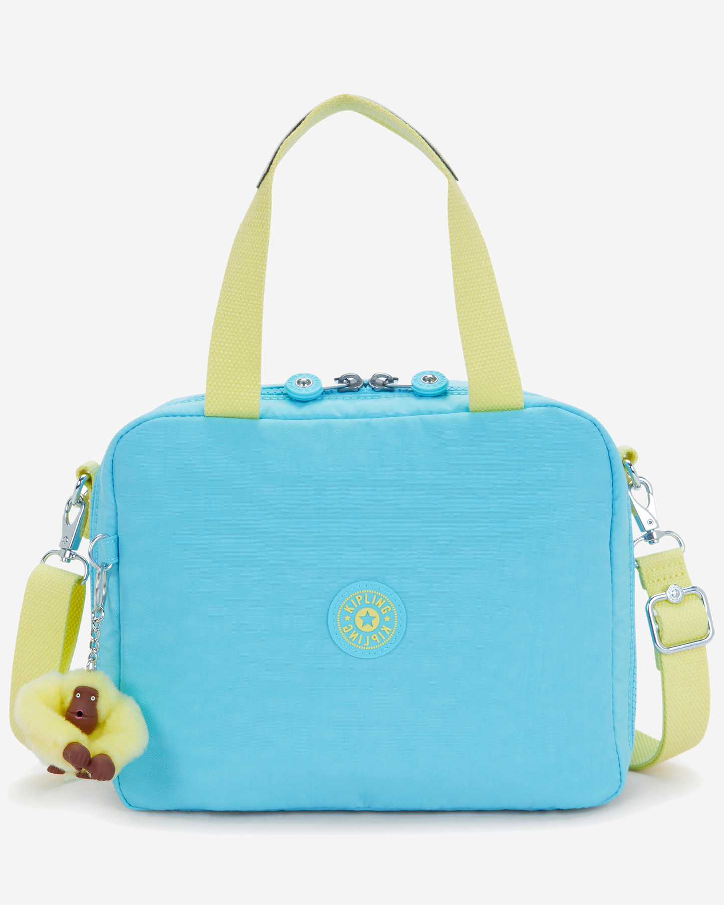 Kipling  Miyo Splash Blue Large LunchBag with Trolley Sleeve 15381-3KR