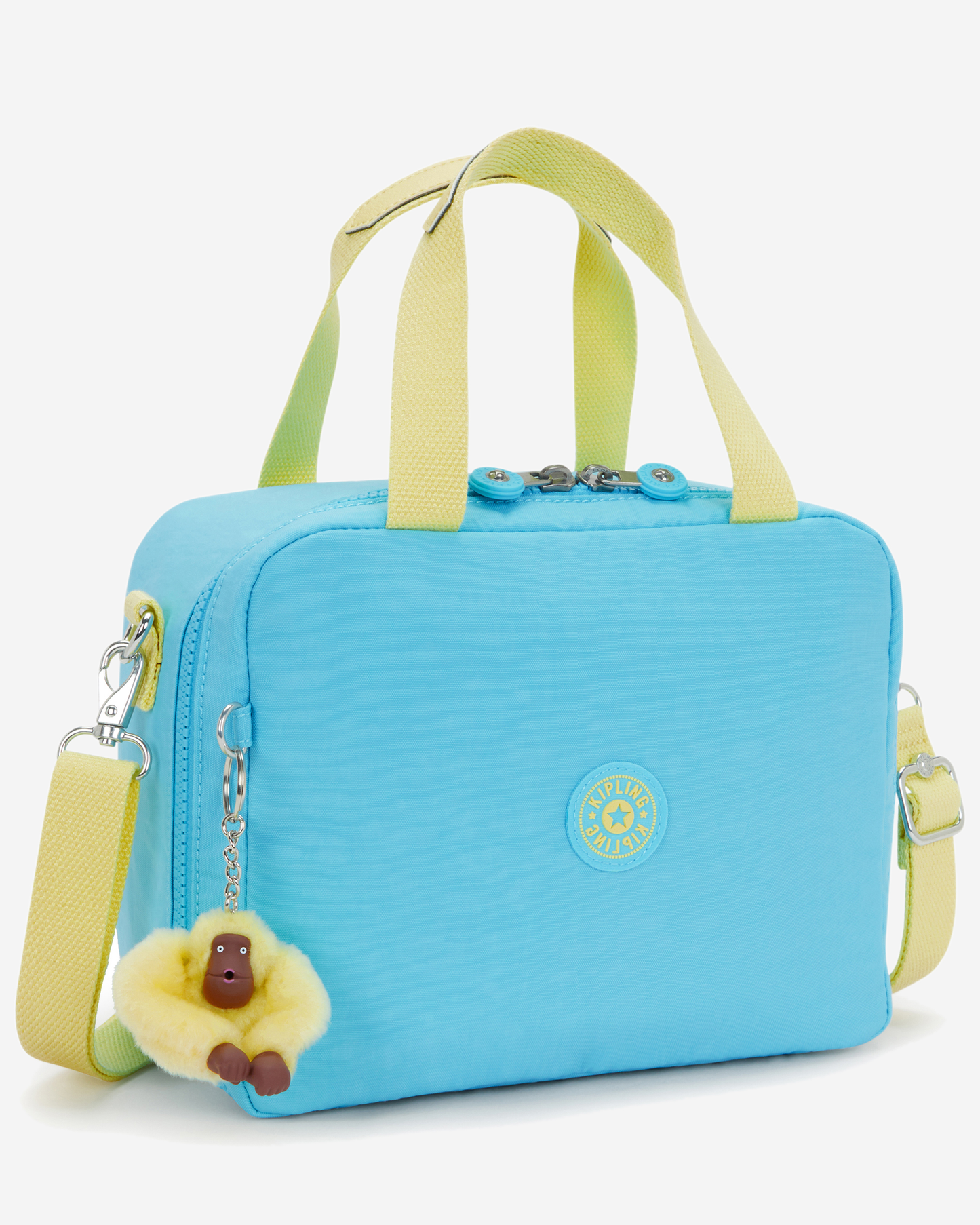 Kipling  Miyo Splash Blue Large LunchBag with Trolley Sleeve 15381-3KR