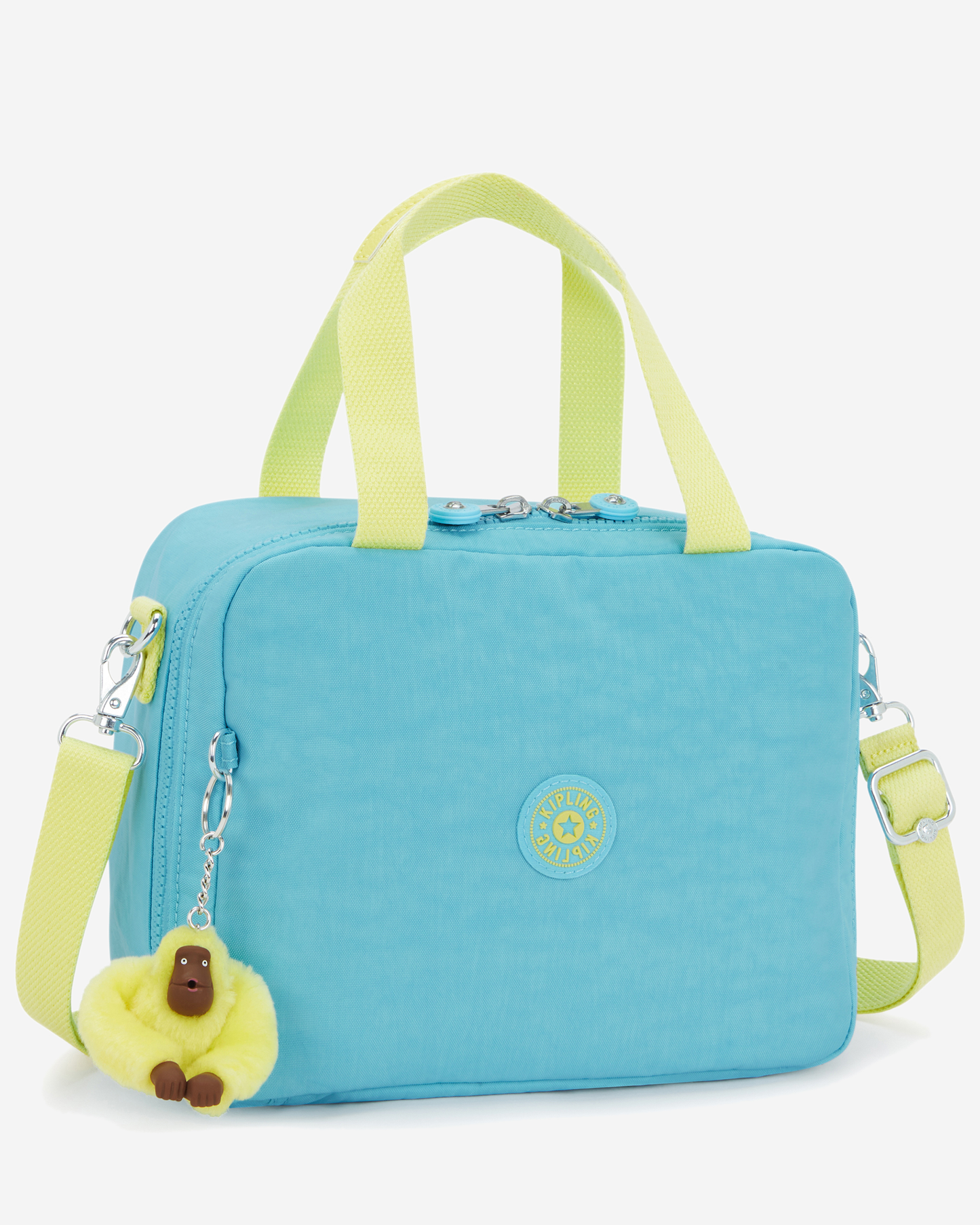 Kipling  Miyo Splash Blue Large LunchBag with Trolley Sleeve 15381-3KR