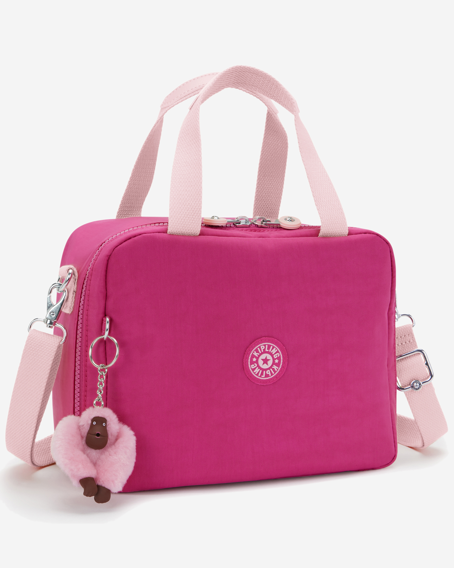 Kipling  Miyo Intense Rose Large LunchBag with Trolley Sleeve 15381-2GU