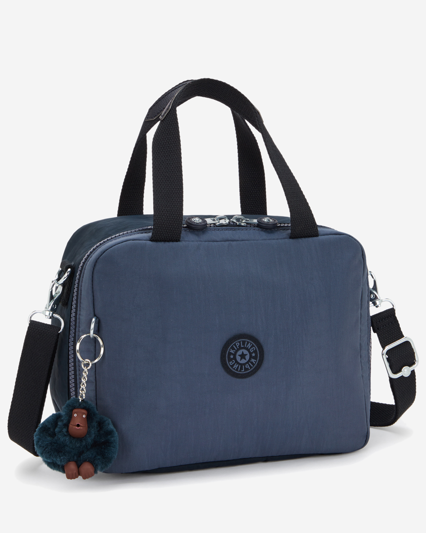 Kipling  Miyo Game Grey Large LunchBag with Trolley Sleeve 15381-7FK