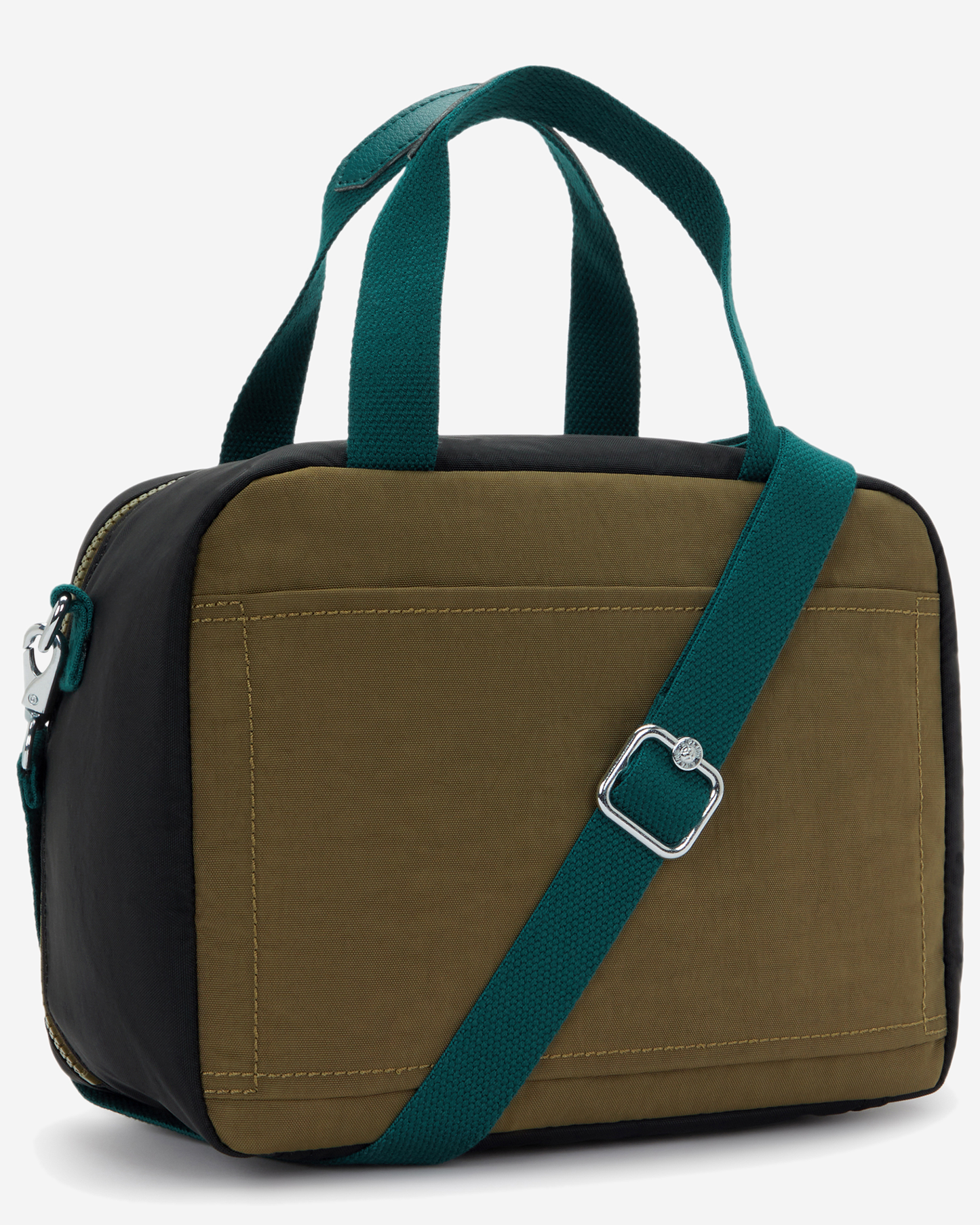 Kipling  Miyo Black Khaki Bl Large LunchBag with Trolley Sleeve 15381-5FY