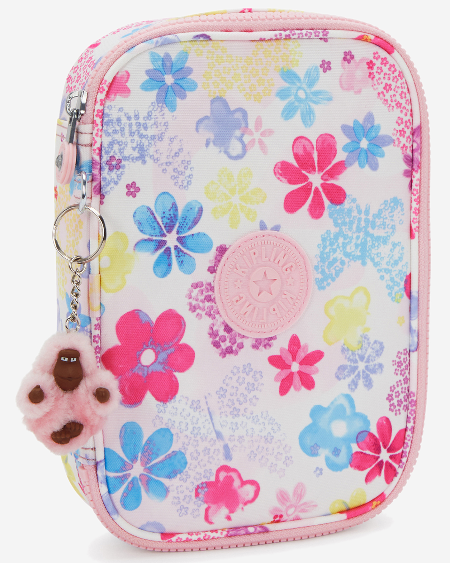 Kipling  100 Pens Flower Stamp Large Pencase I6002-8EM