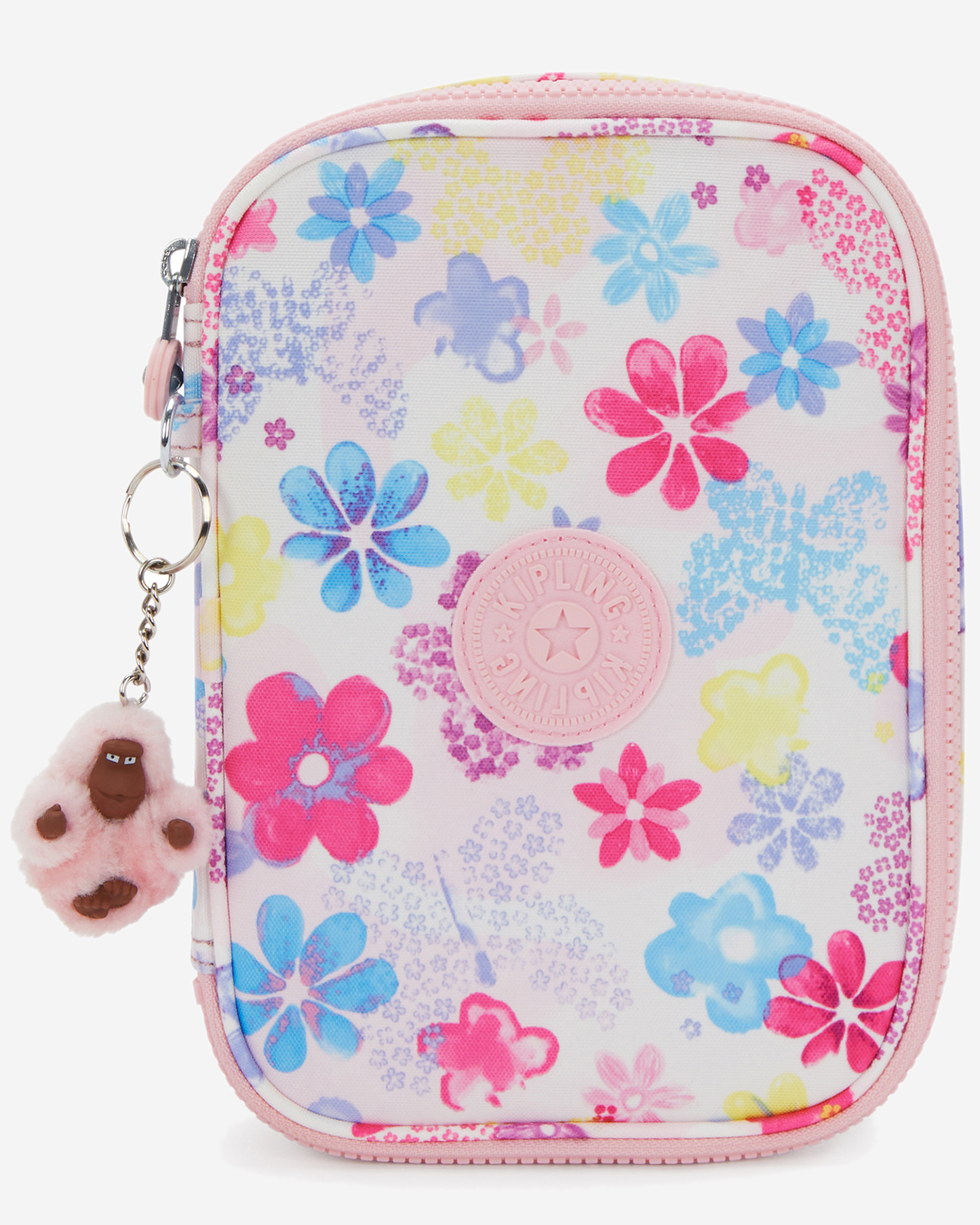 Kipling  100 Pens Flower Stamp Large Pencase I6002-8EM