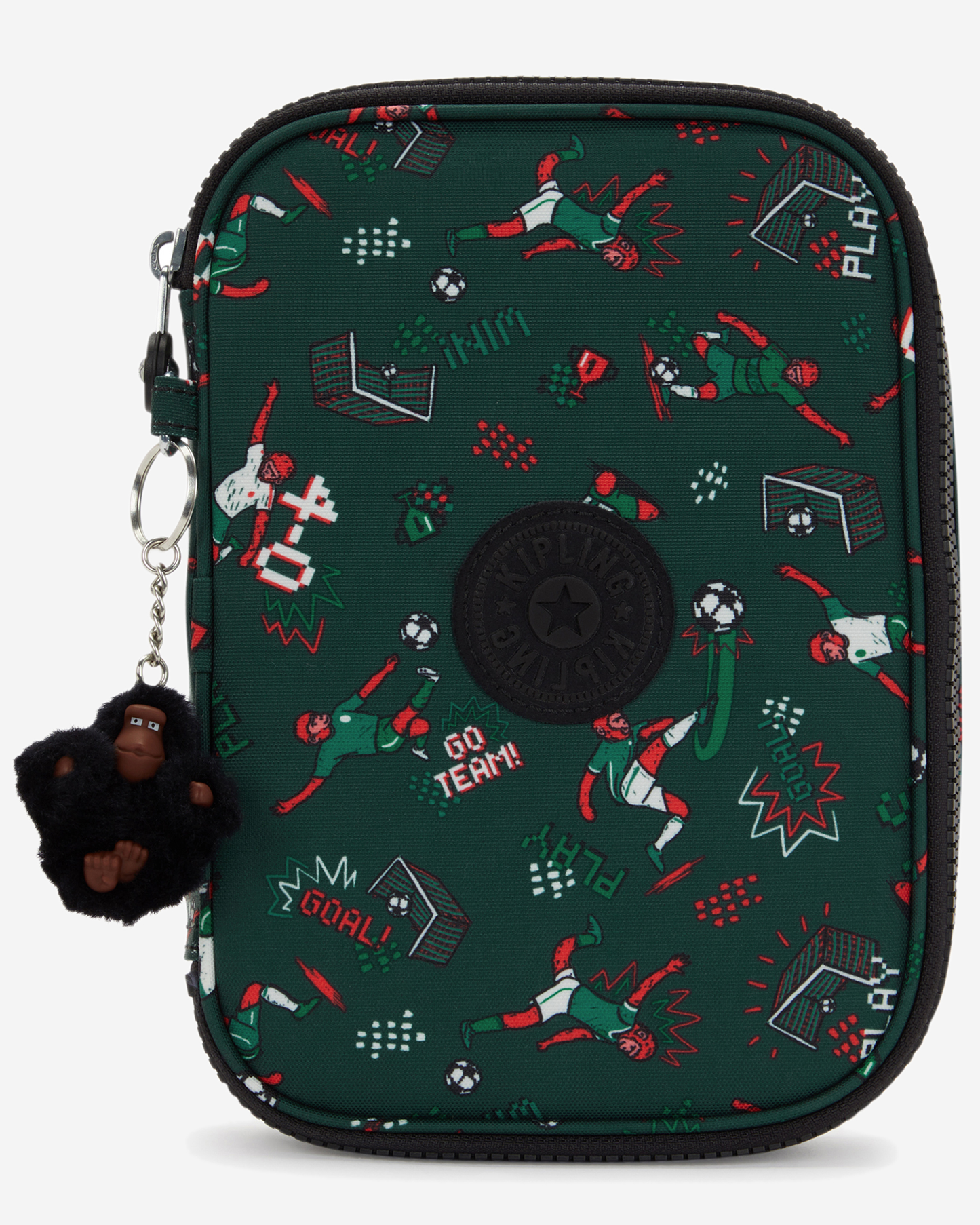 Kipling  100 Pens Soccer Prt Large Pencase I6002-2KT
