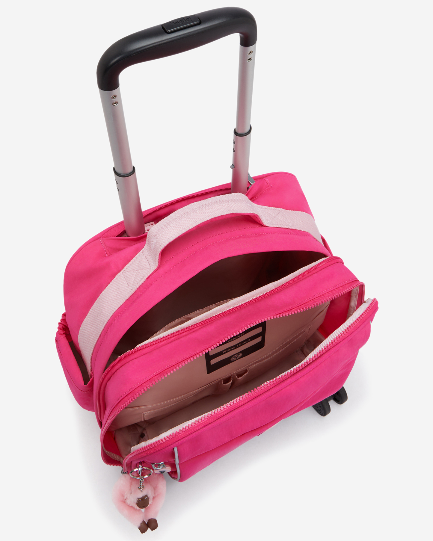 Kipling  New Storia S Intense Rose Medium Wheeled Bag I8588-2GU