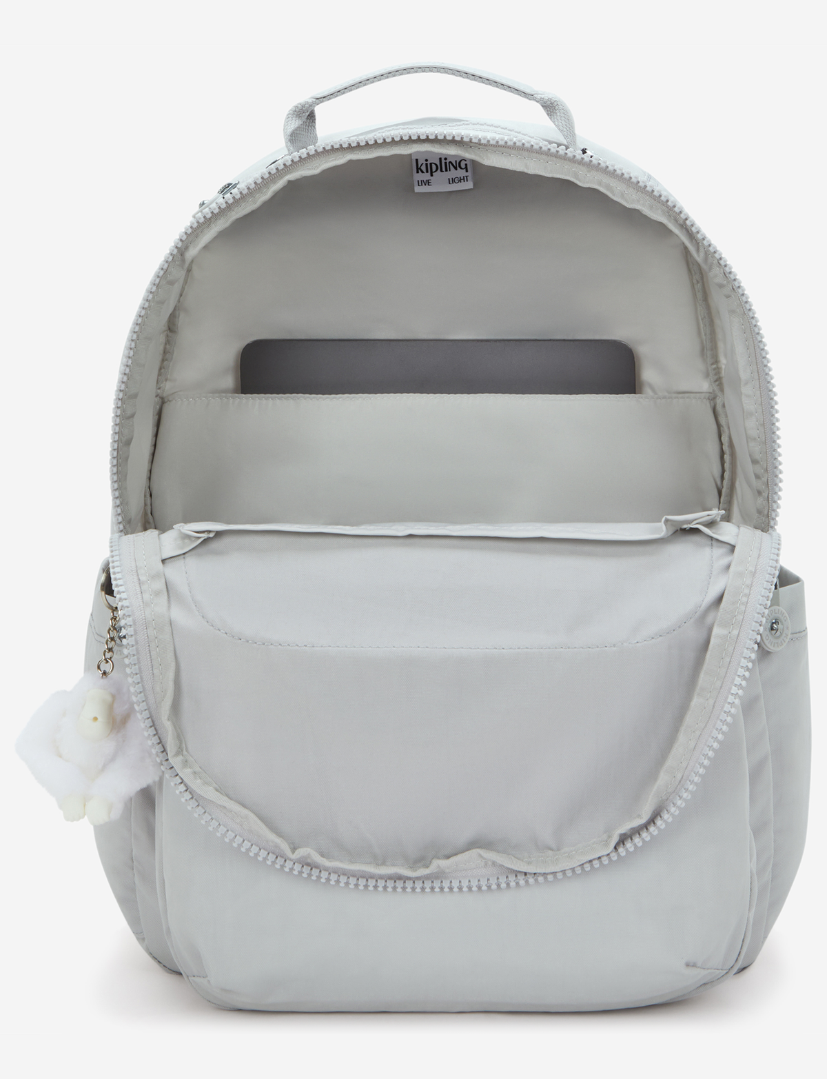 حقيبة ظهر كبيرة KIPLING Seoul Easy باللون الرمادي I5210-9RW