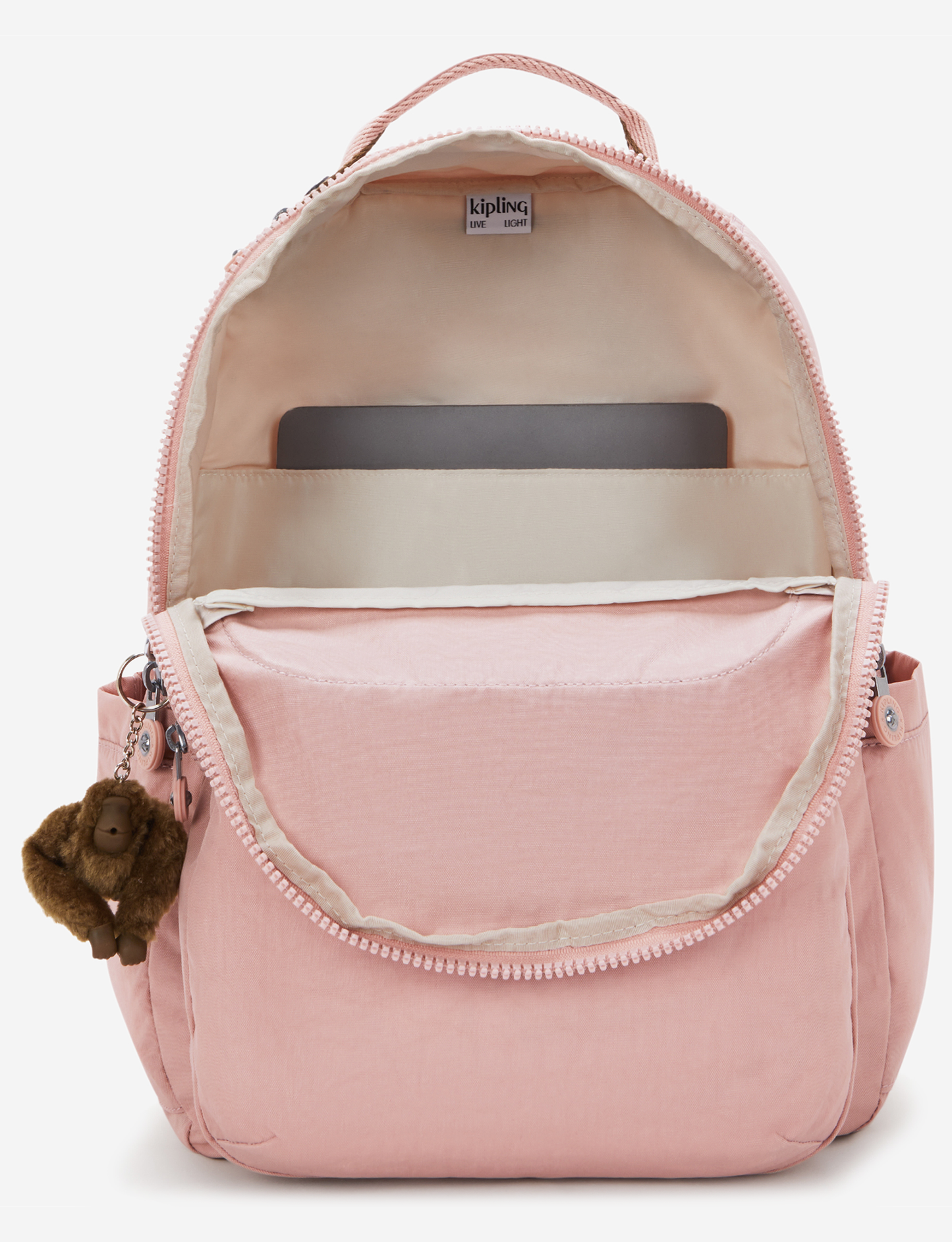 KIPLING Seoul Memory Pink حقيبة ظهر كبيرة I5210-0PN