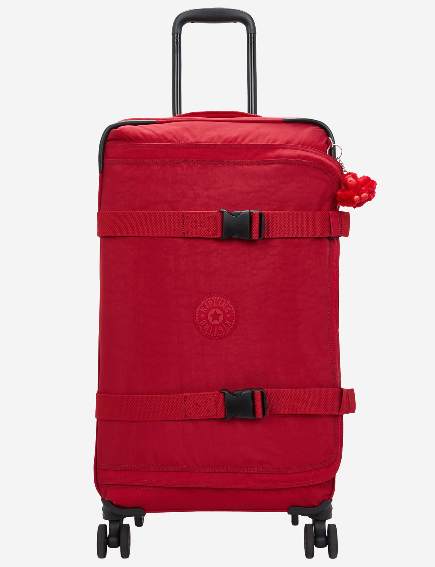 KIPLING Spontaneous M Ruby Red حقيبة سفر بعجلات متوسطة I6918-1NW