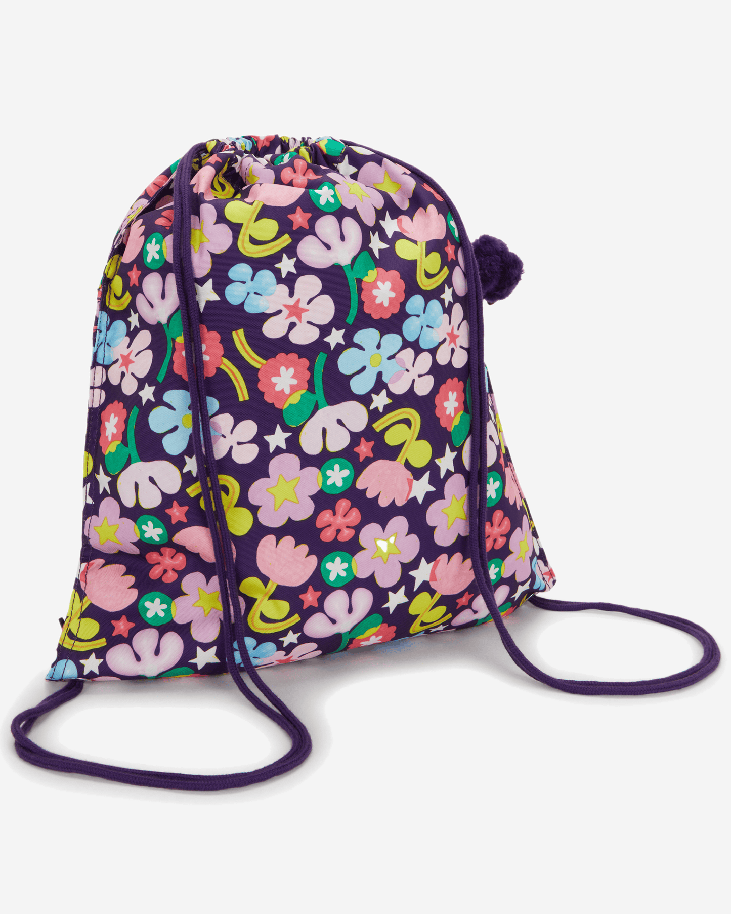 Kipling  Supertaboo Fairy Flower Medium Backpack with Drawstring I5637-9MO