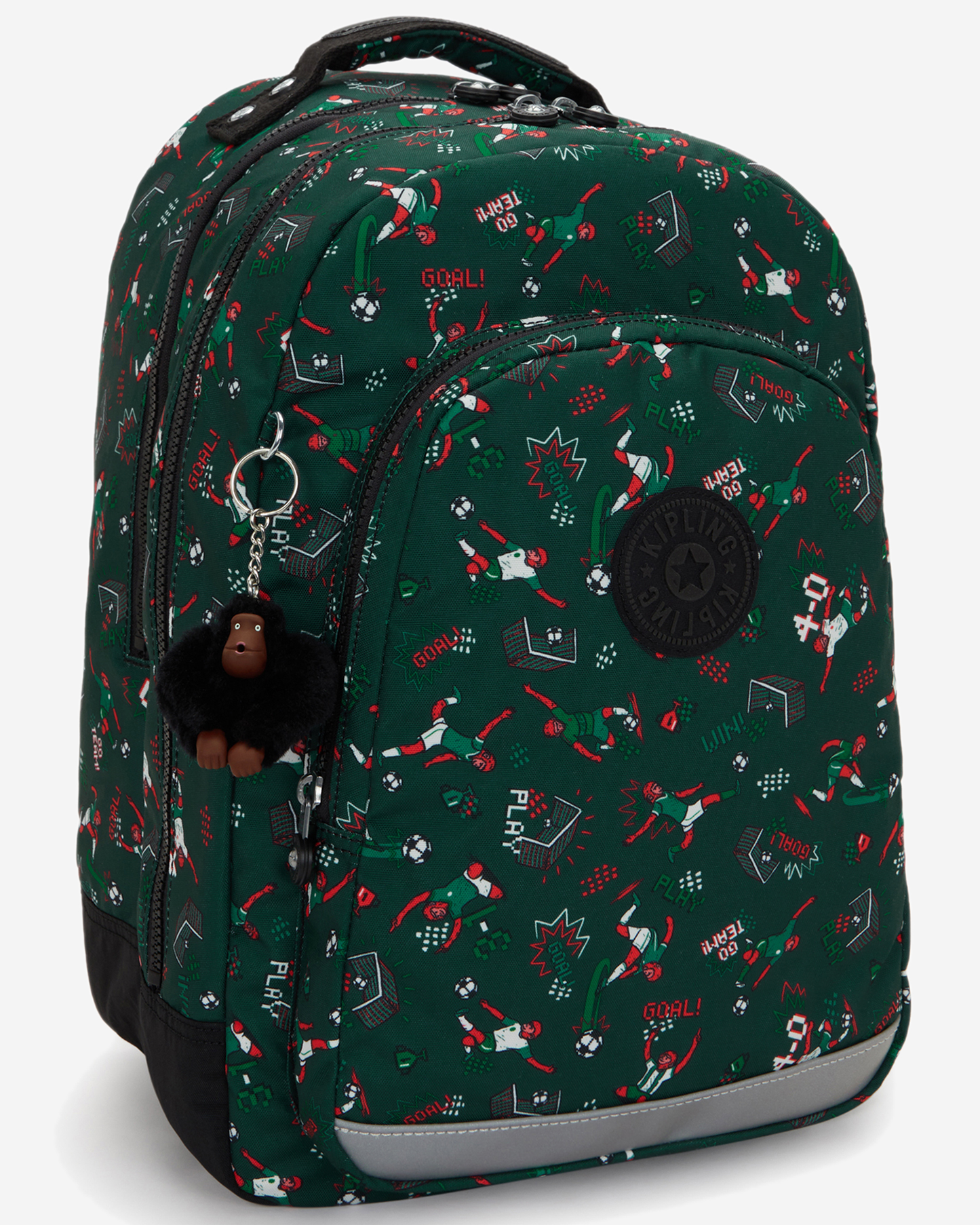 Kipling  Class Room Soccer Prt Large Backpack with Laptop Compartment I7090-2KT