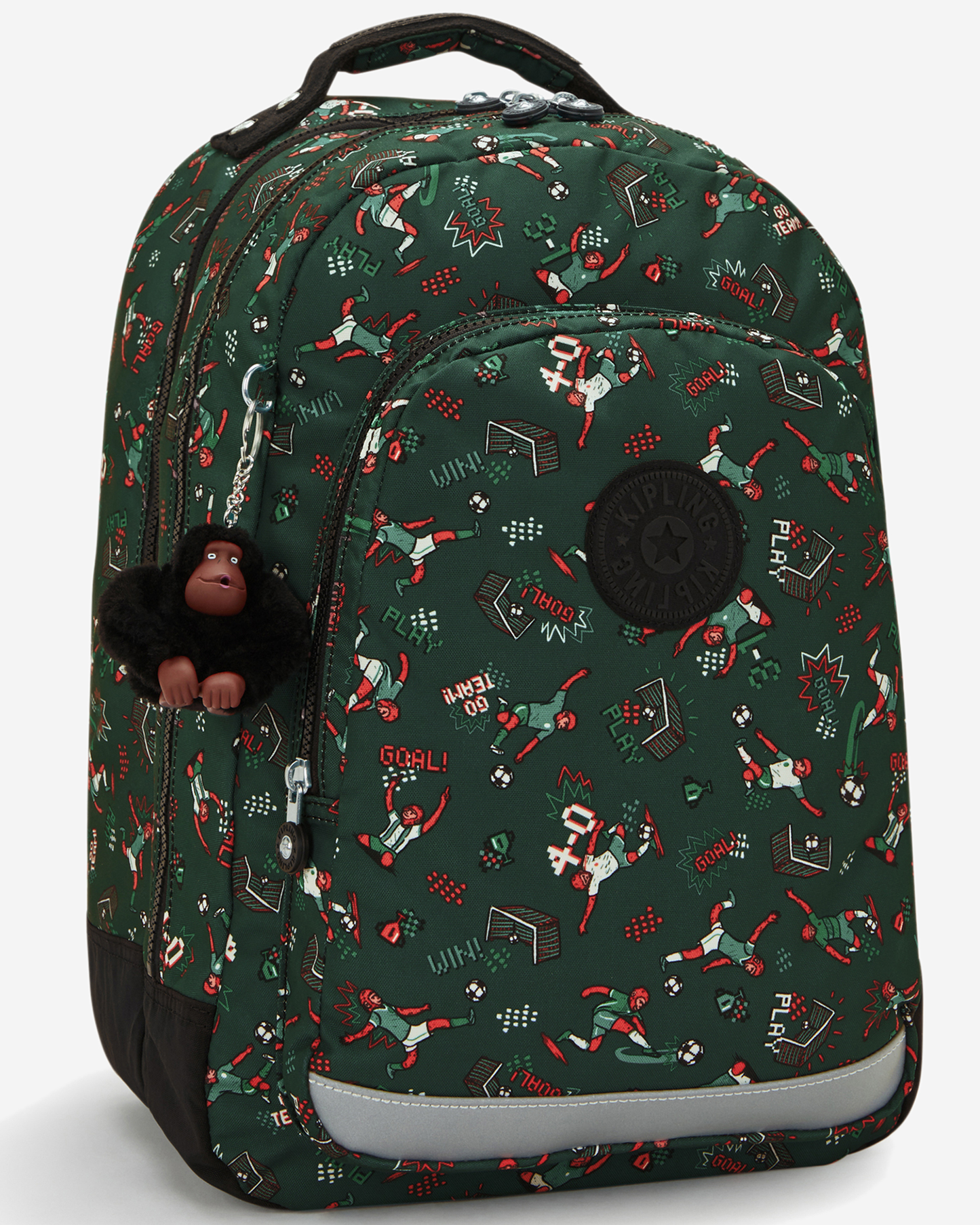Kipling  Class Room Soccer Prt Large Backpack with Laptop Compartment I7090-2KT