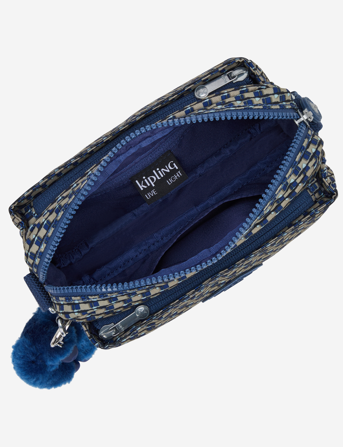 KIPLING حقيبة أبانو كروس بودي صغيرة باللون الأزرق من واير I3942-9PC
