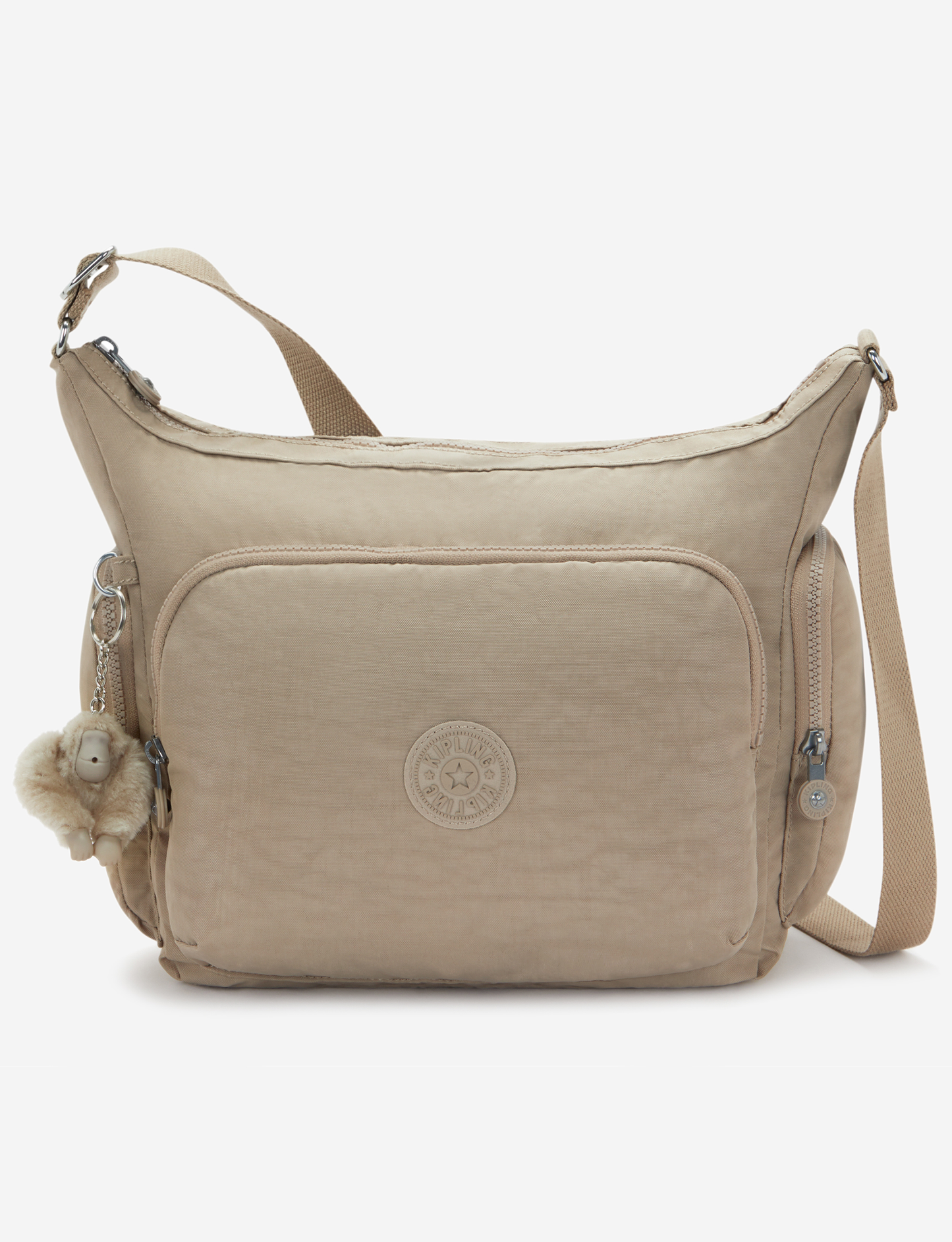 حقيبة كروسبودي كبيرة KIPLING Gabb باللون البني الفاتح I5740-4PW