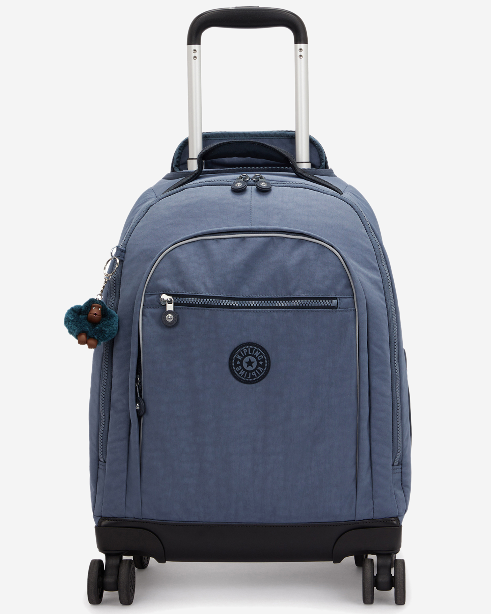 Kipling  New Zea Game Grey Large Wheeled Backpack with Laptop Compartment I5246-7FK