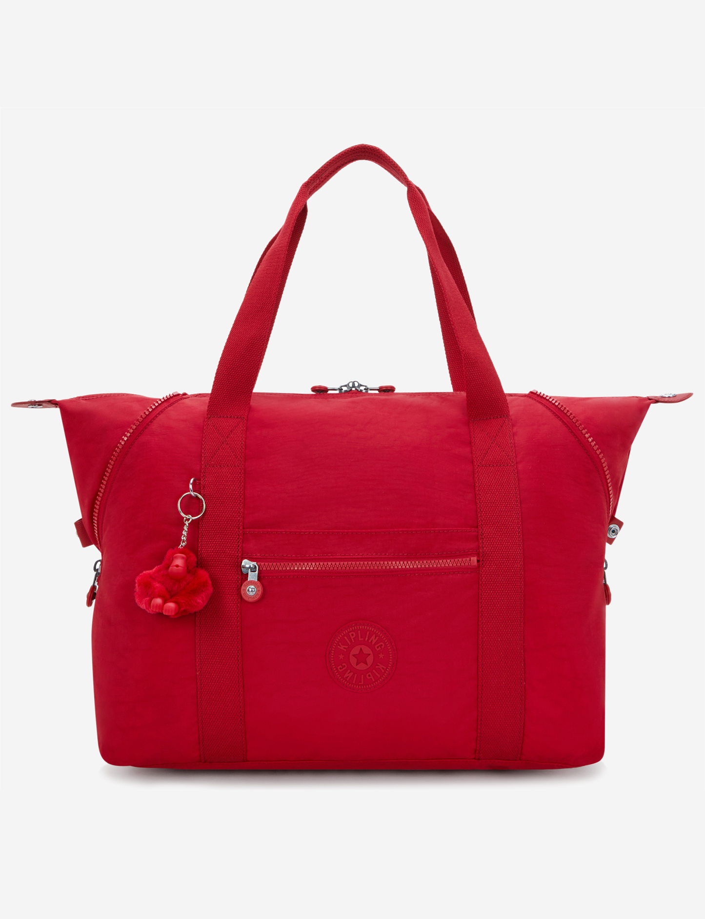 KIPLING حقيبة يد كبيرة آرت إم لون ياقوتي أحمر 13405-1NW