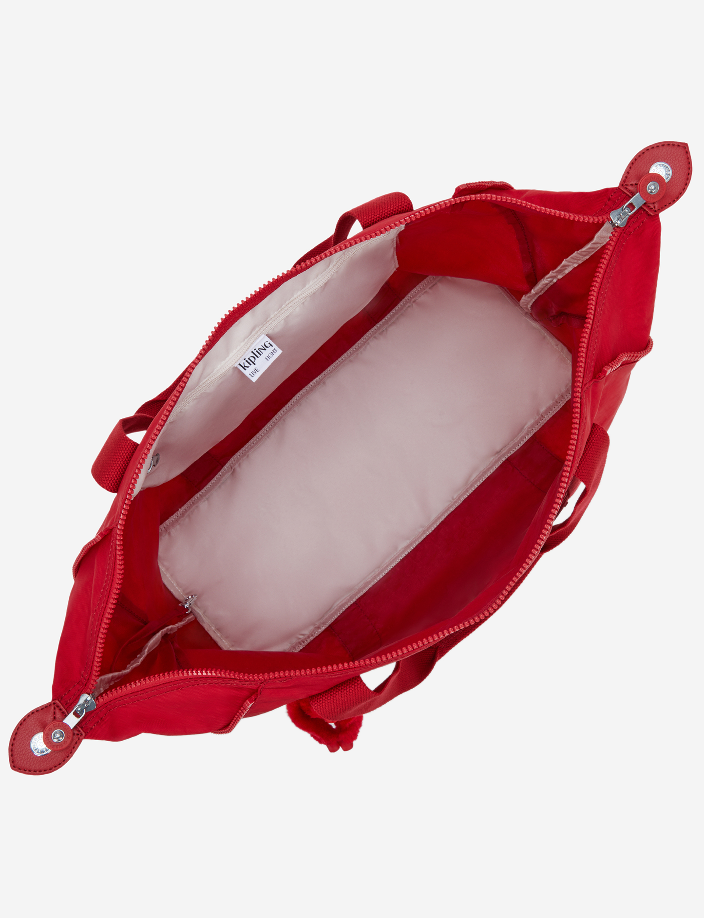 KIPLING حقيبة يد كبيرة آرت إم لون ياقوتي أحمر 13405-1NW