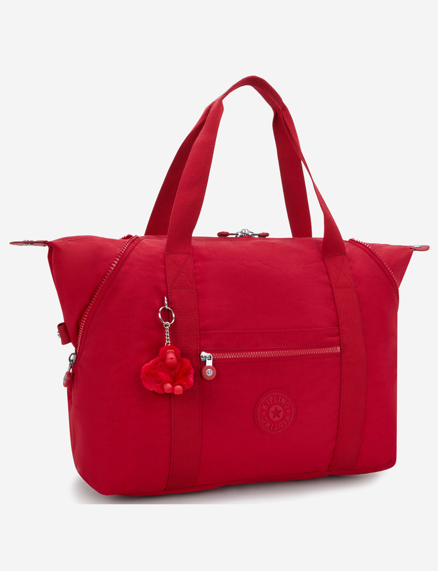 KIPLING حقيبة يد كبيرة آرت إم لون ياقوتي أحمر 13405-1NW