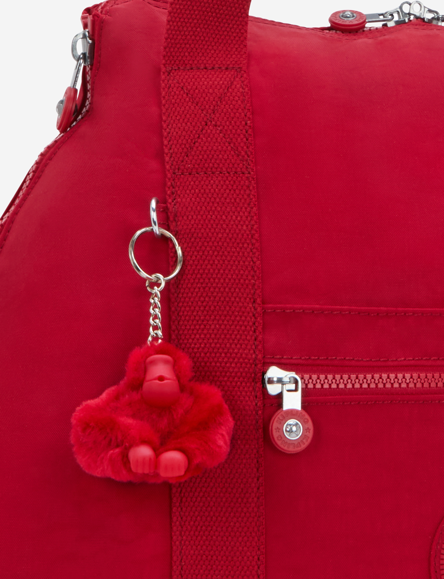 KIPLING حقيبة يد كبيرة آرت إم لون ياقوتي أحمر 13405-1NW