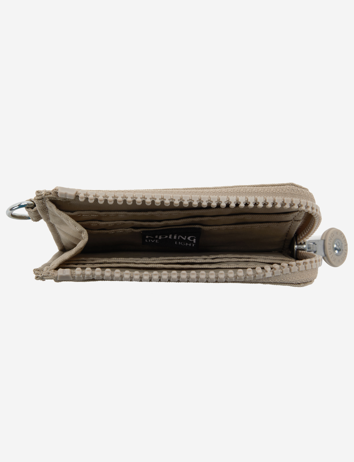 KIPLING محفظة صغيرة ناعمة لون بني مائل للرمادي I8433-4PW