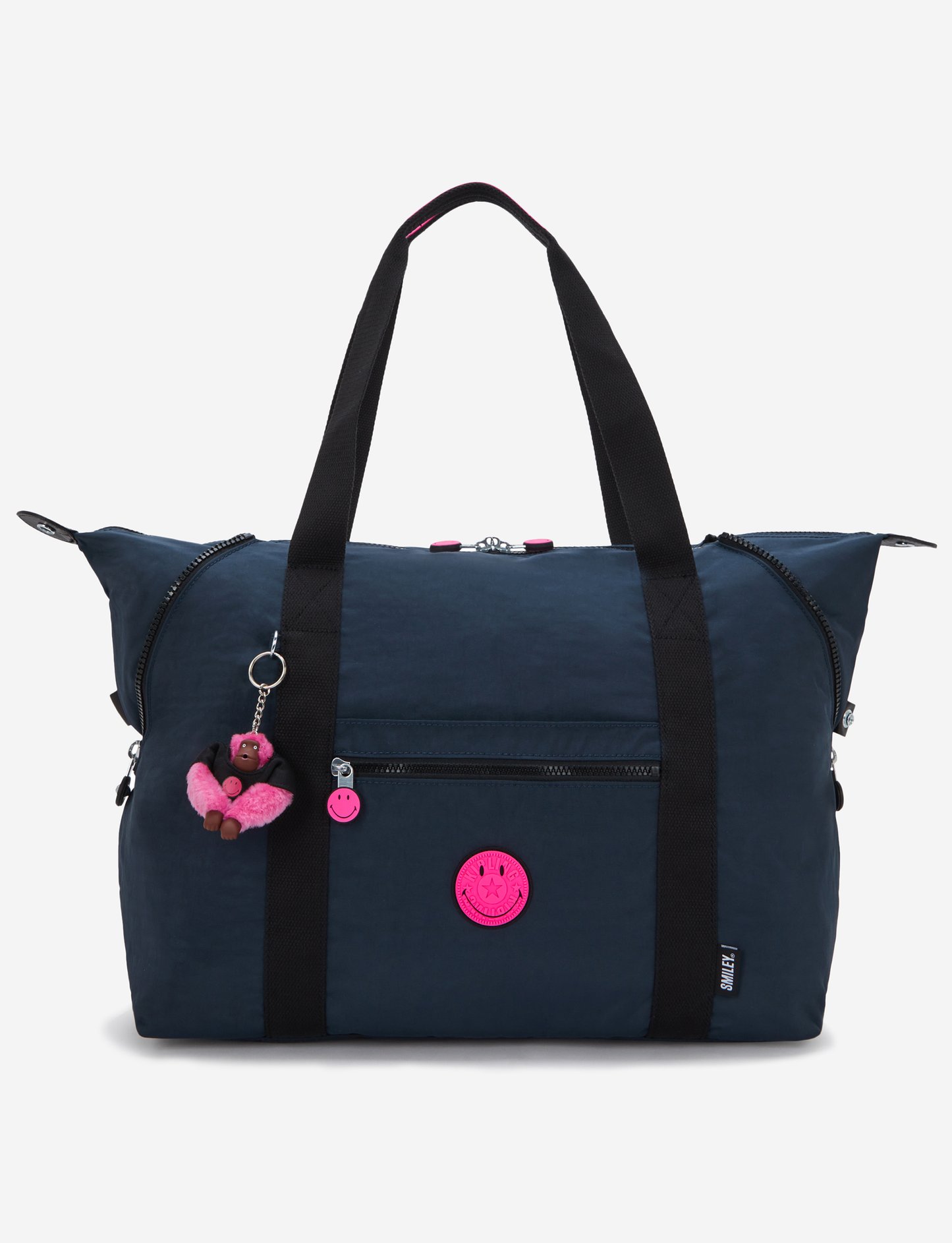 KIPLING Art M Pink Fun Blue حقيبة يد كبيرة I8242-9KS