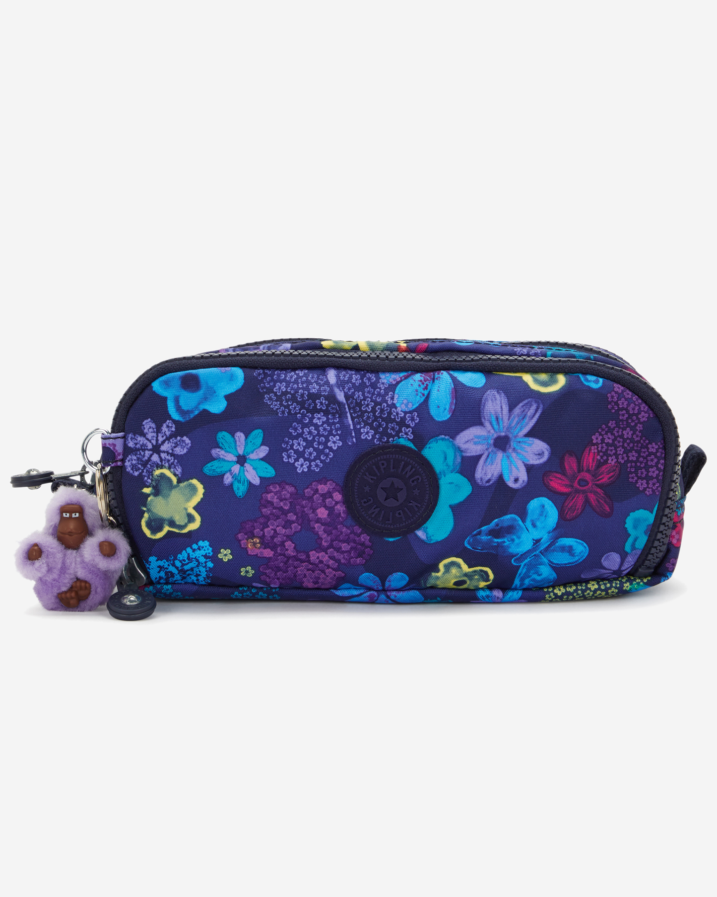 Kipling  Gitroy Dark Flwr Stamp Large Pencase I3560-4FM