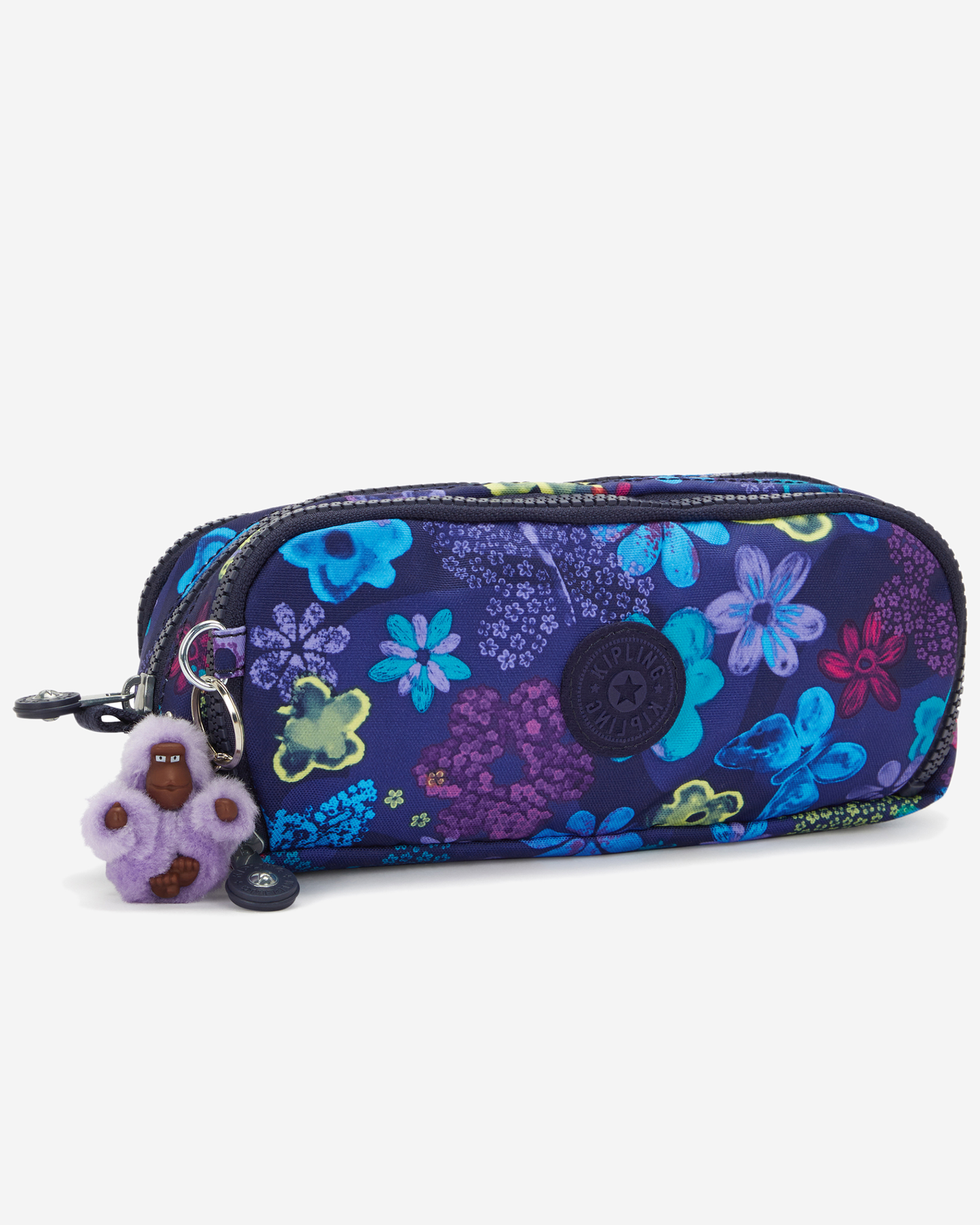 Kipling  Gitroy Dark Flwr Stamp Large Pencase I3560-4FM