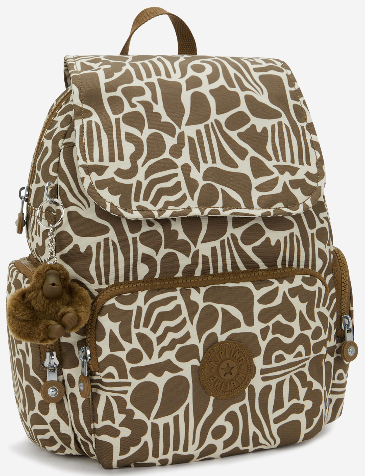 حقيبة ظهر صغيرة KIPLING City Zip S Cocktail Khaki I6345-9GD