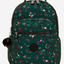 Kipling  Seoul Lap Soccer Prt Large Backpack with Laptop Compartment I5816-2KT