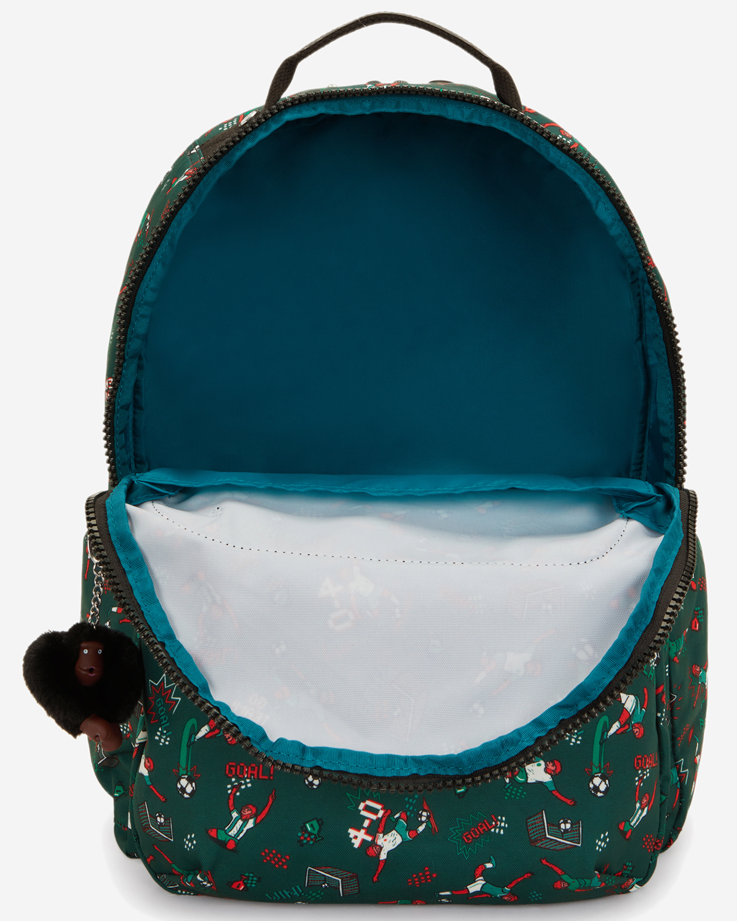 Kipling  Seoul Lap Soccer Prt Large Backpack with Laptop Compartment I5816-2KT