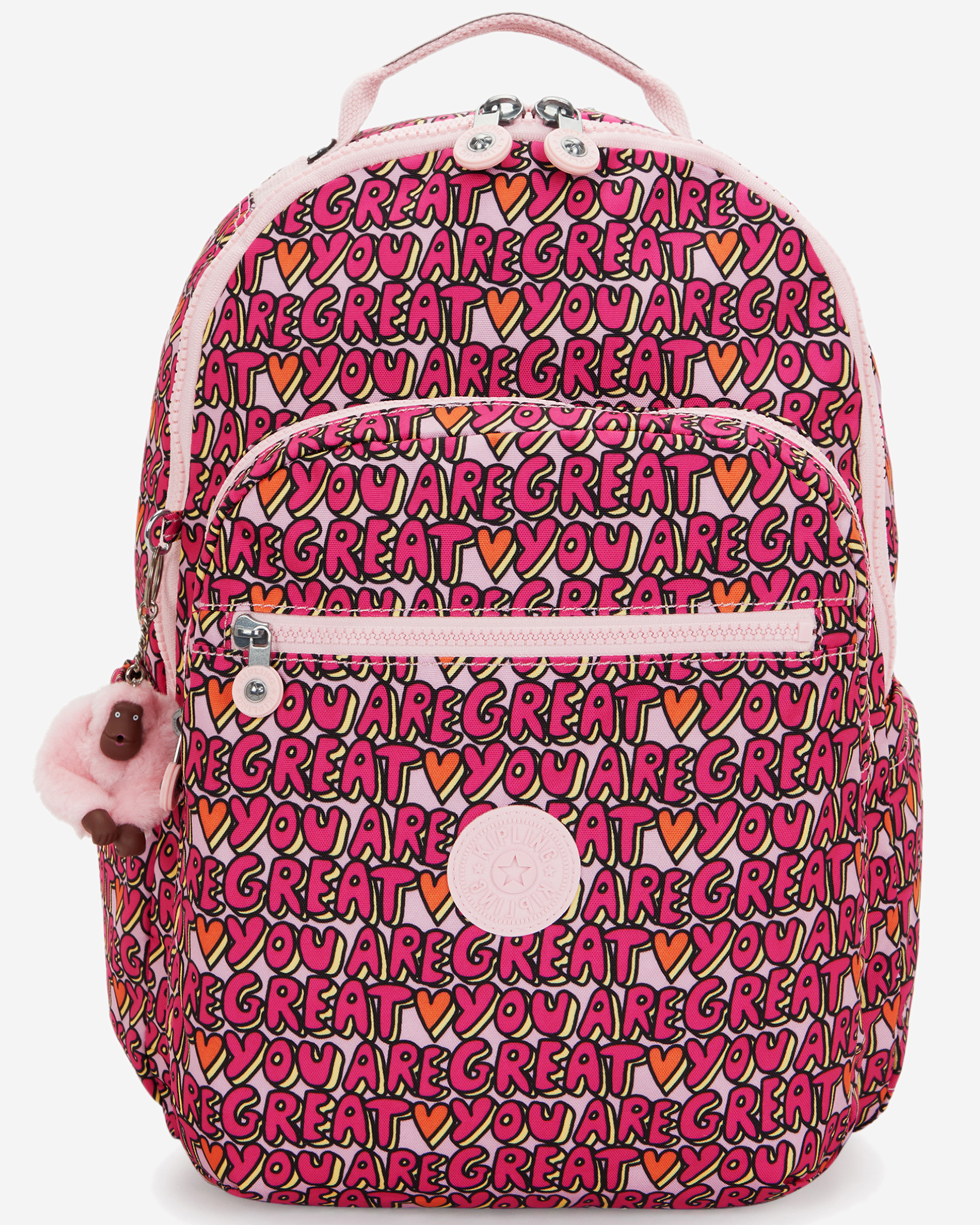 Kipling  Seoul Lap U R Great Prt Large Backpack with Laptop Compartment I5816-6KZ